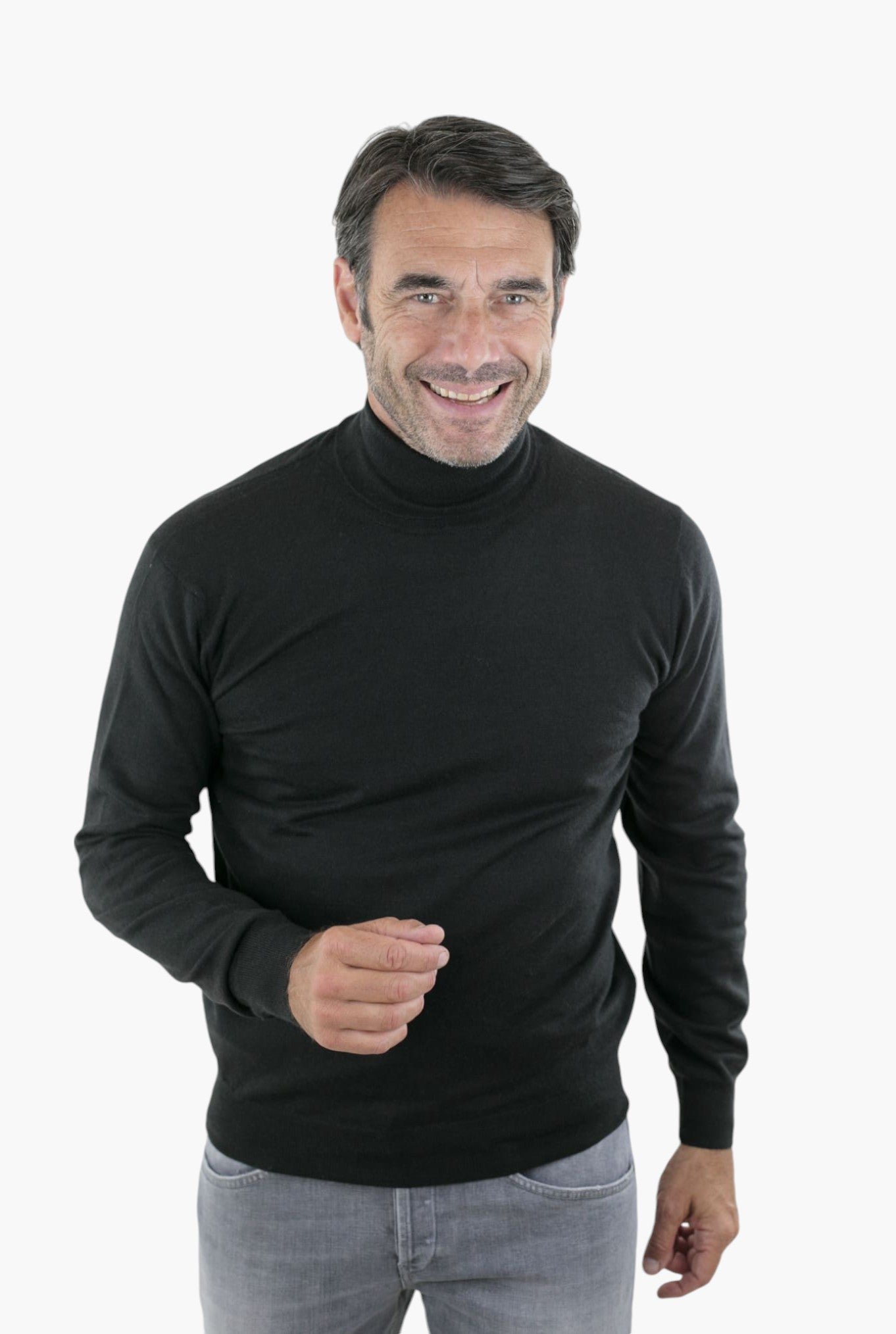 Dolcevita Cashmere Pettinato Ultralight Nero - Guarino Store