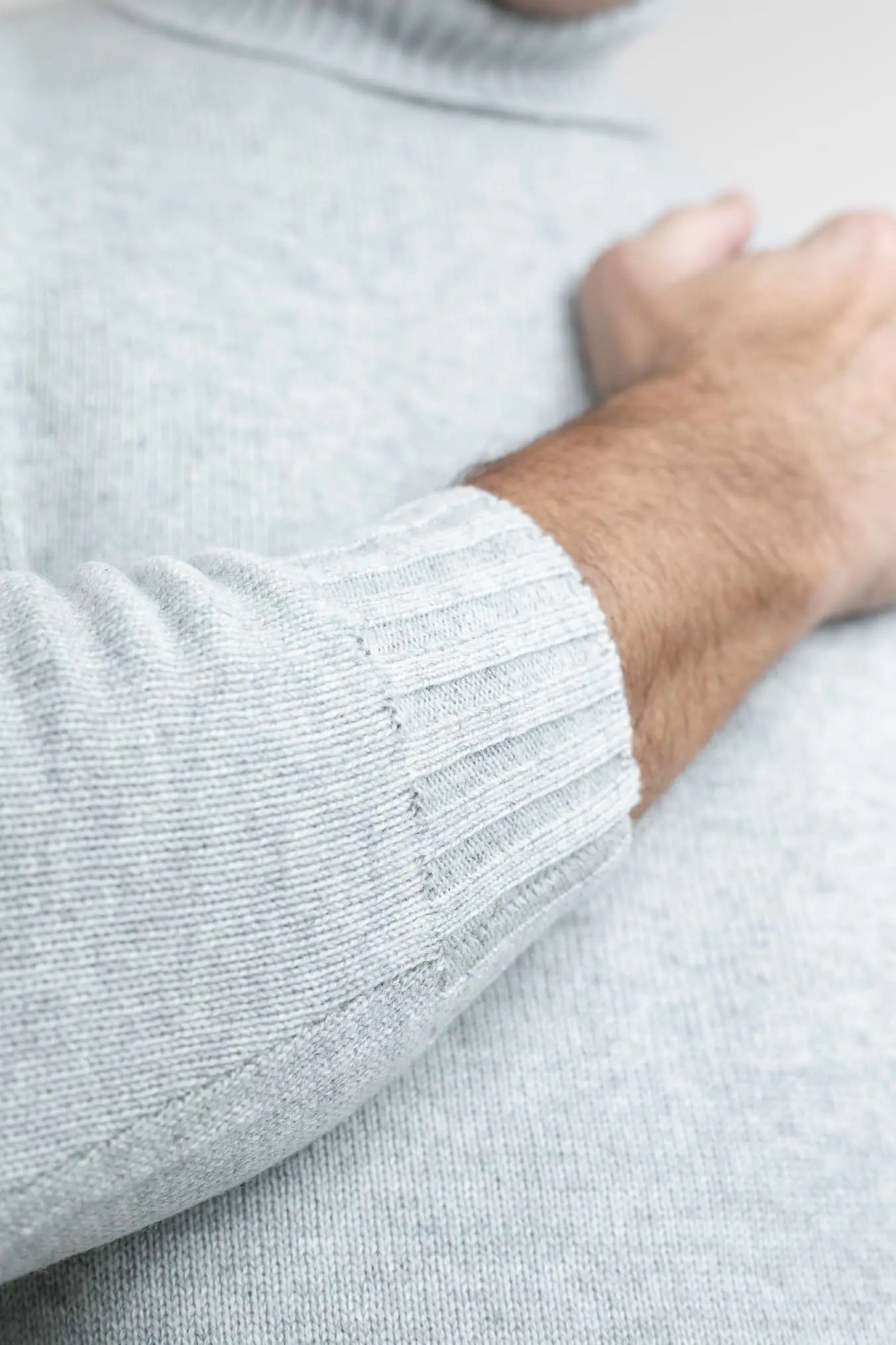 Dolcevita Cashmere Corsehair Grigio Perla - Guarino Store