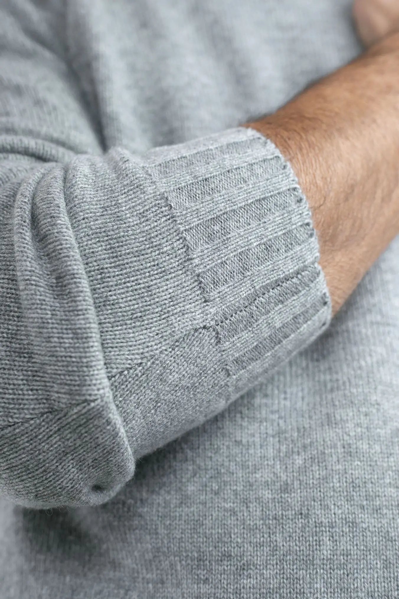 Dolcevita Cashmere Corsehair Grigio Chiaro