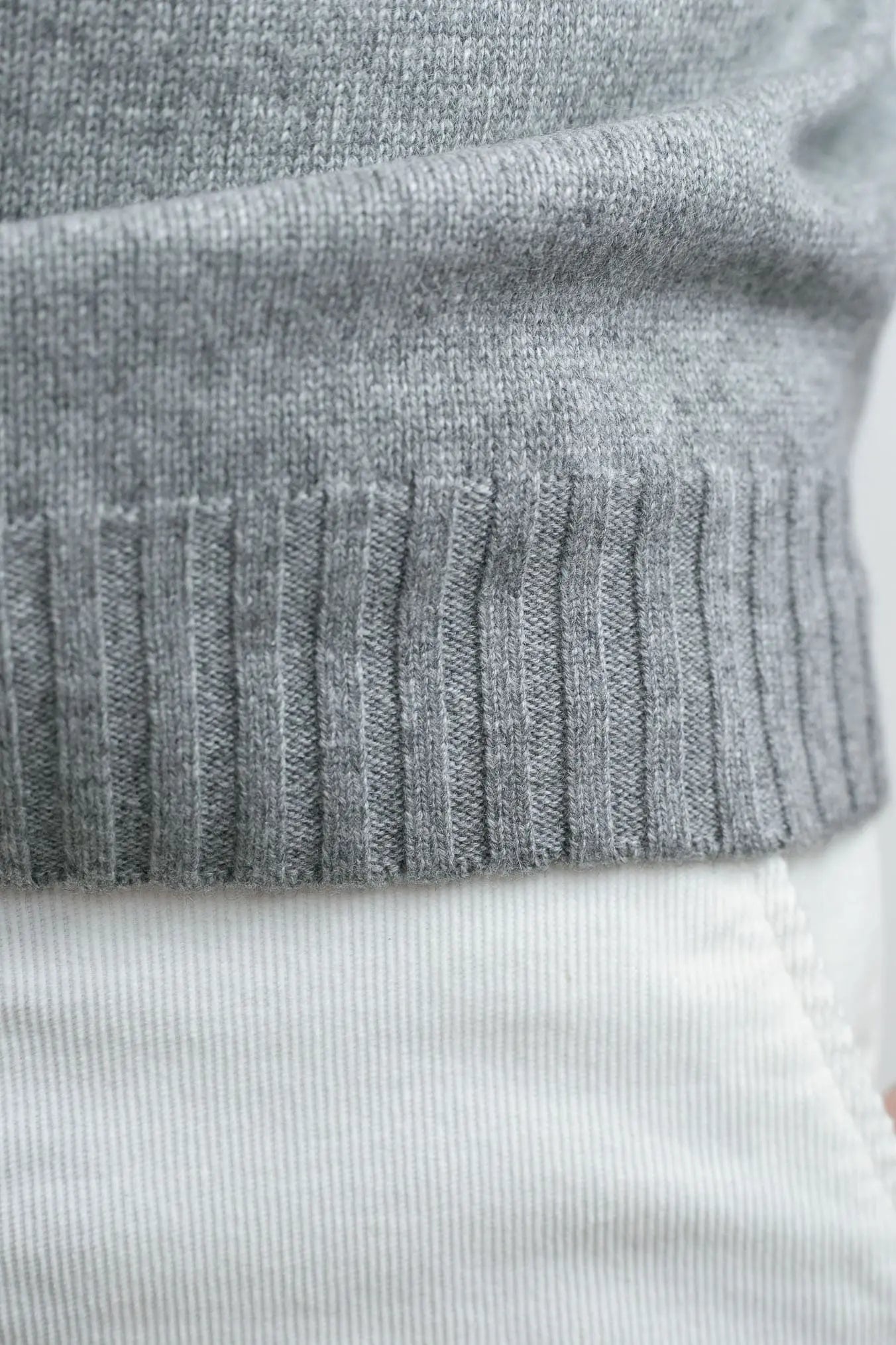 Dolcevita Cashmere Corsehair Grigio Chiaro