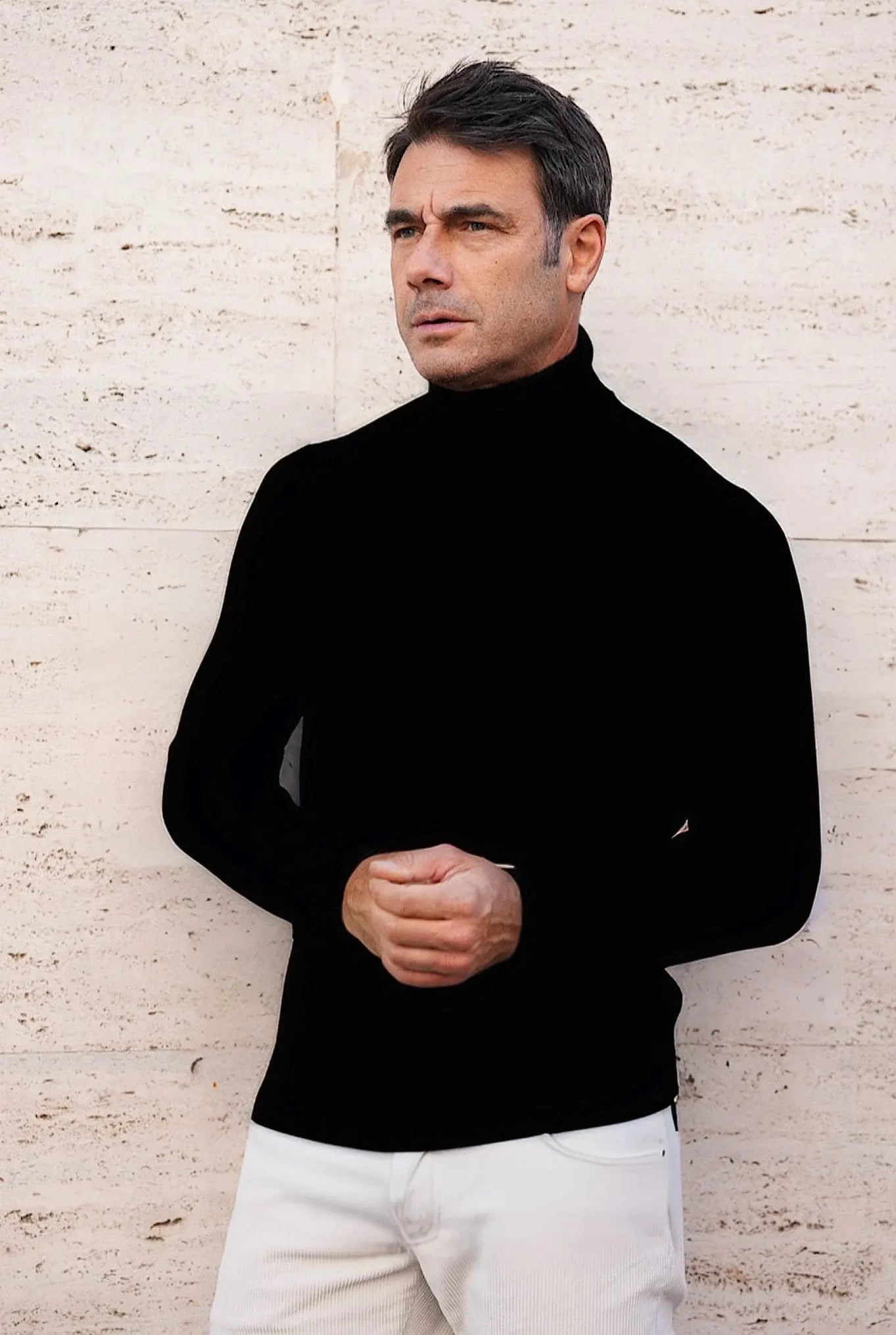 Dolcevita Cashmere Corsehair Nero GUARINO