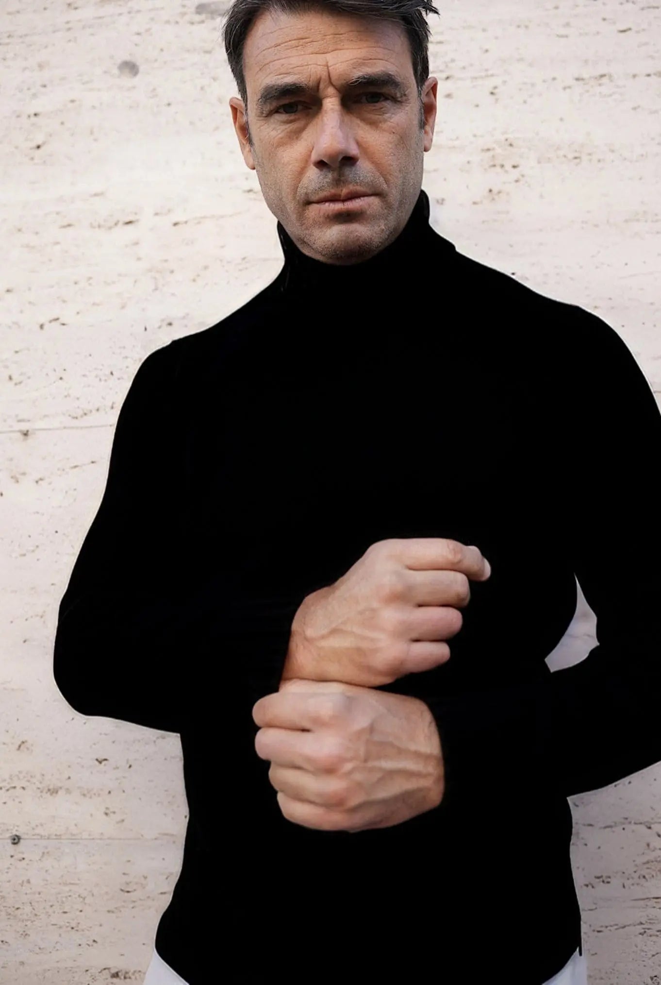 Dolcevita Cashmere Corsehair Nero GUARINO