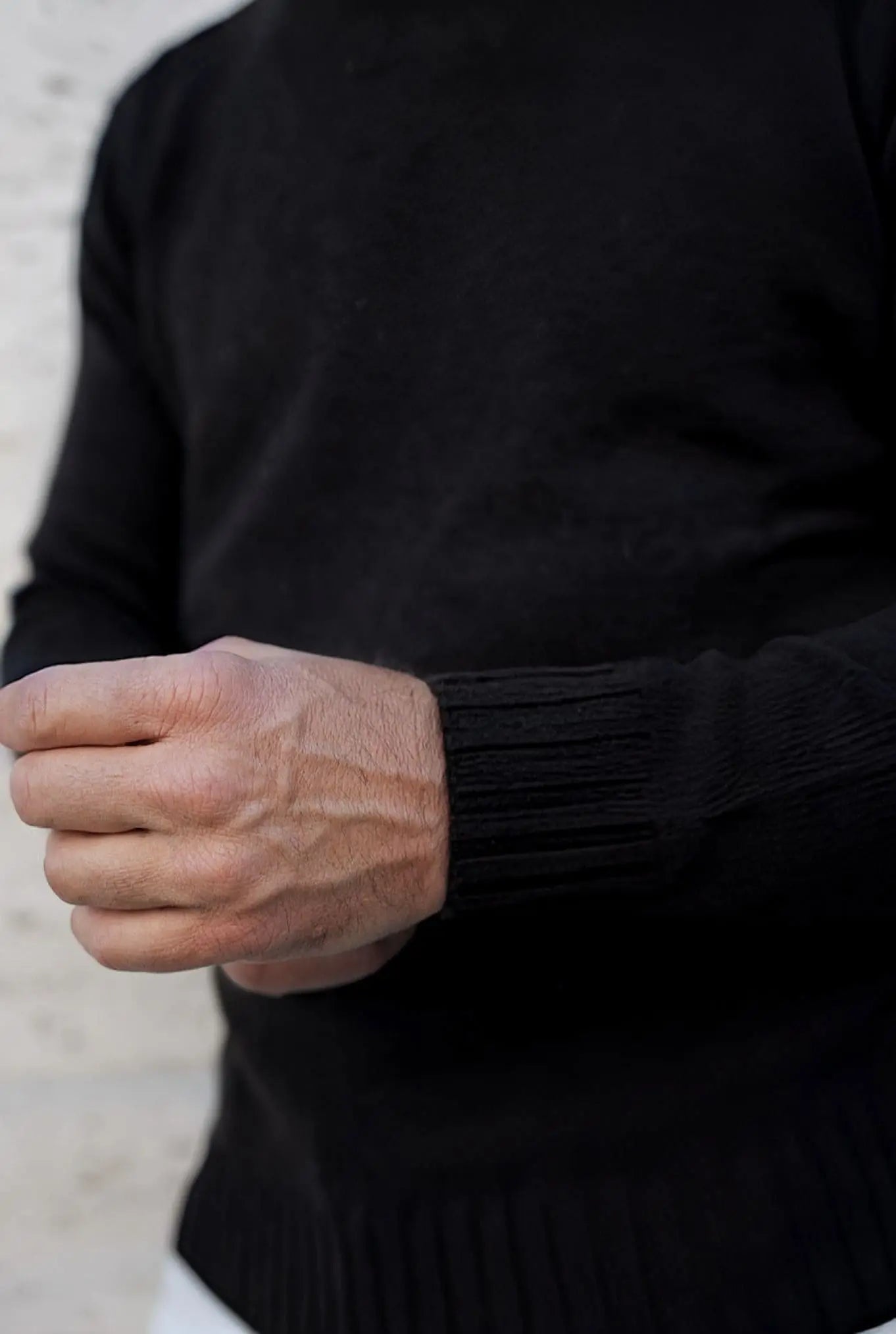 Dolcevita Cashmere Corsehair Nero GUARINO