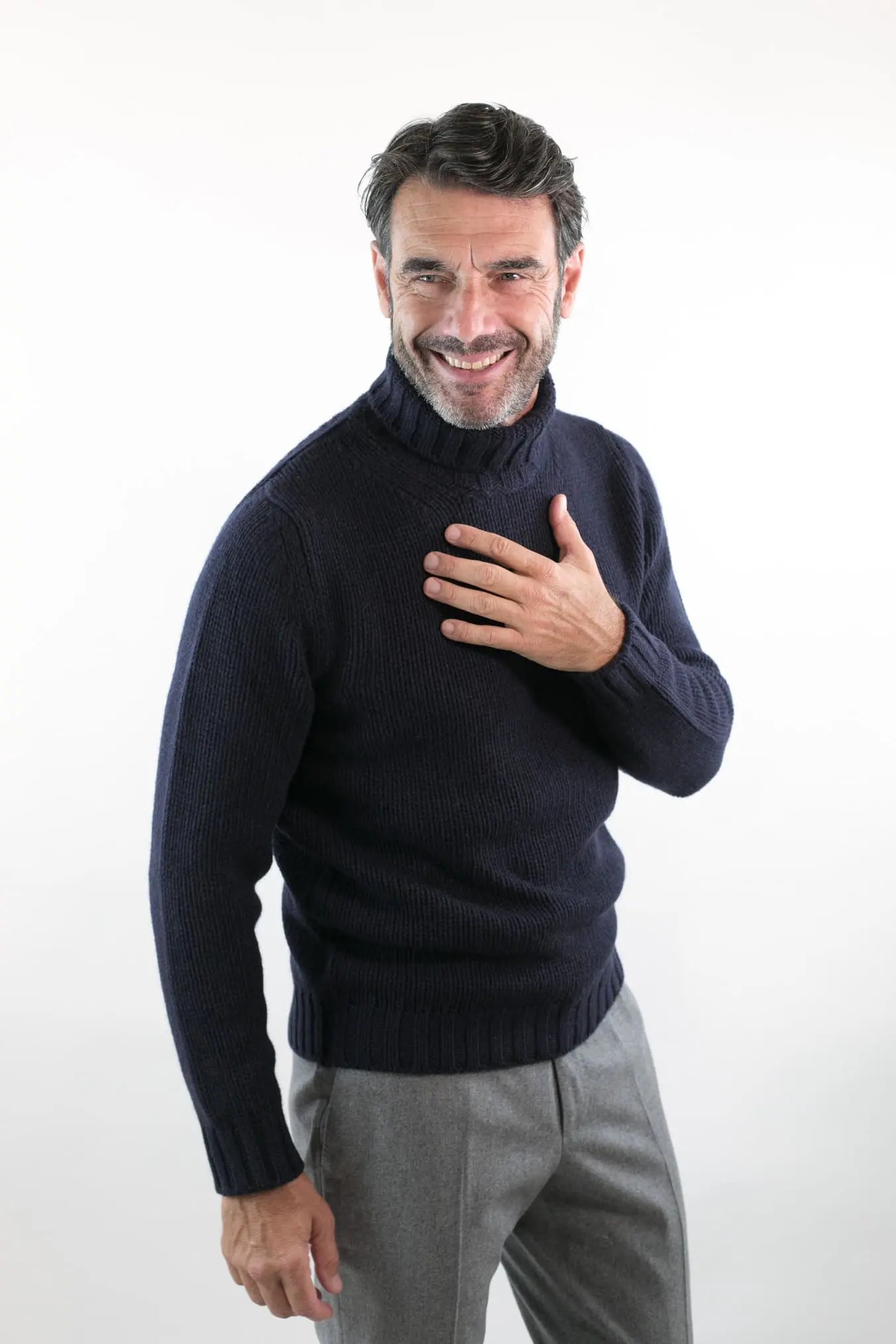 Dolcevita Cashmere Blu Navy - Guarino Store