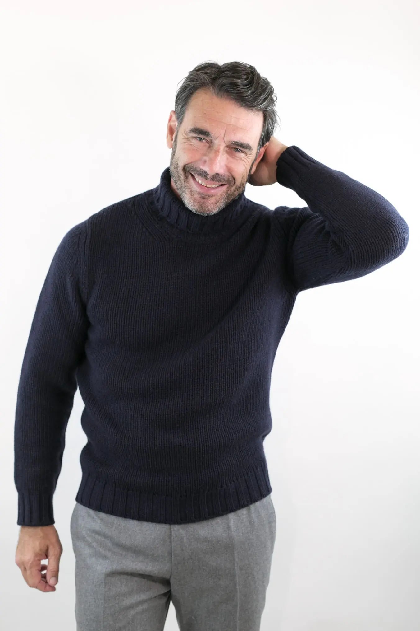Dolcevita Cashmere Blu Navy - Guarino Store