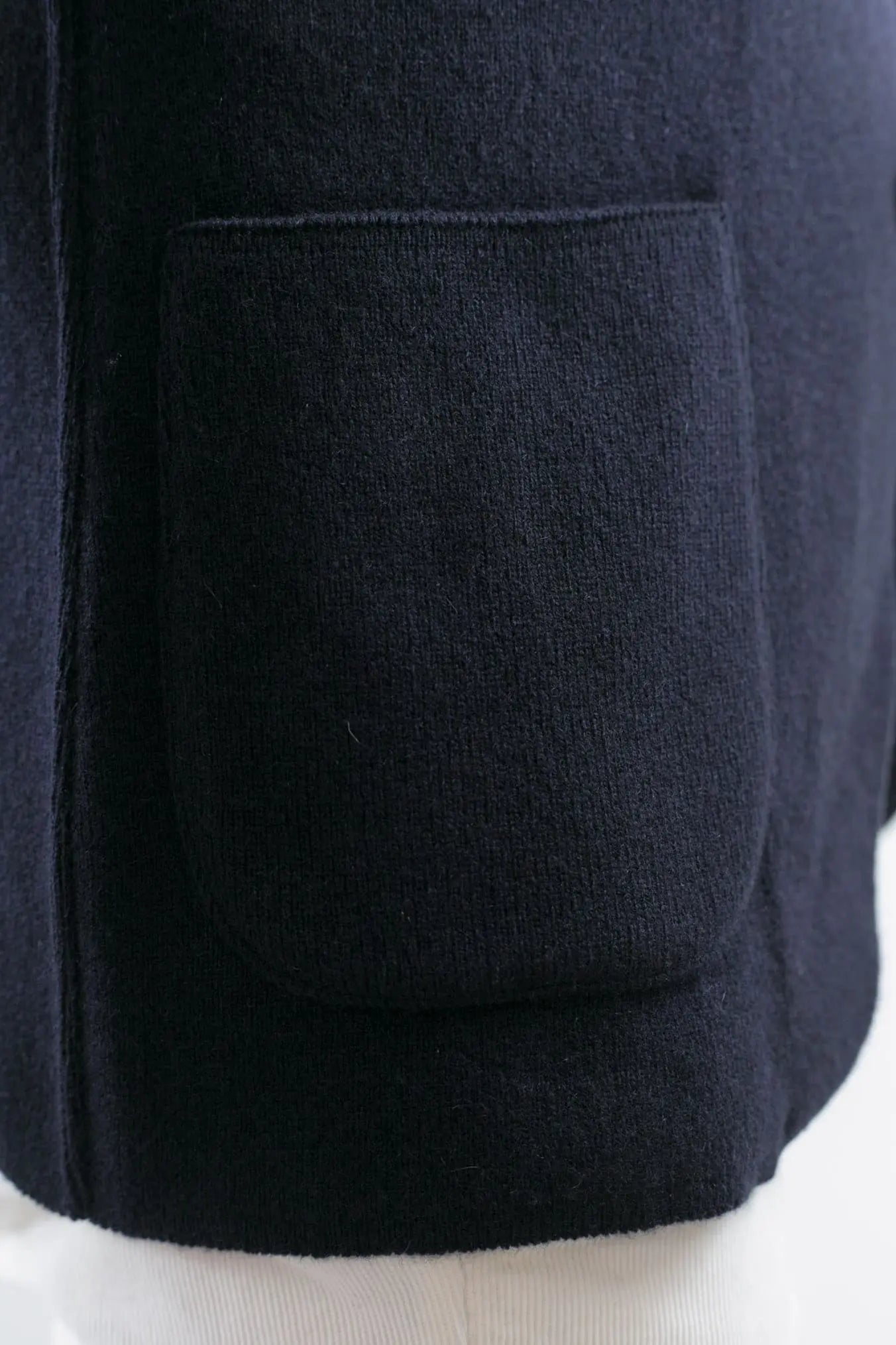 Giacca Maglia in Cashmere Blu Navy - Guarino Store