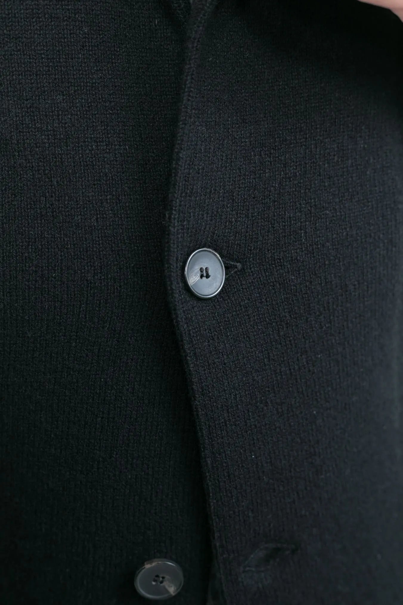 Giacca Maglia in Cashmere Nero - Guarino Store
