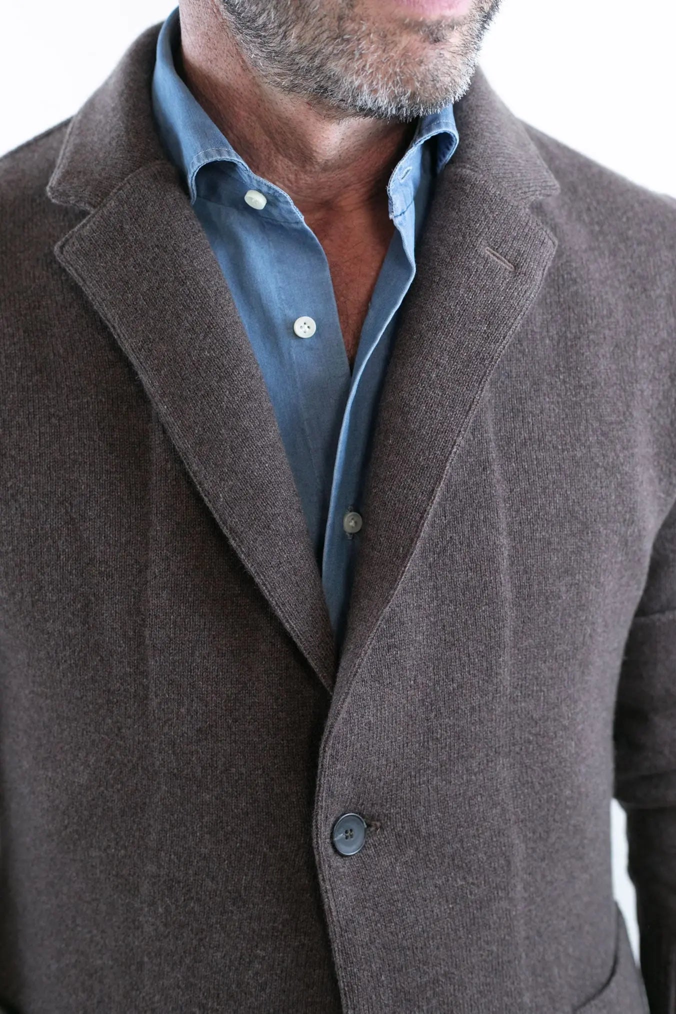 Giacca Maglia in Cashmere Marmotta - Guarino Store