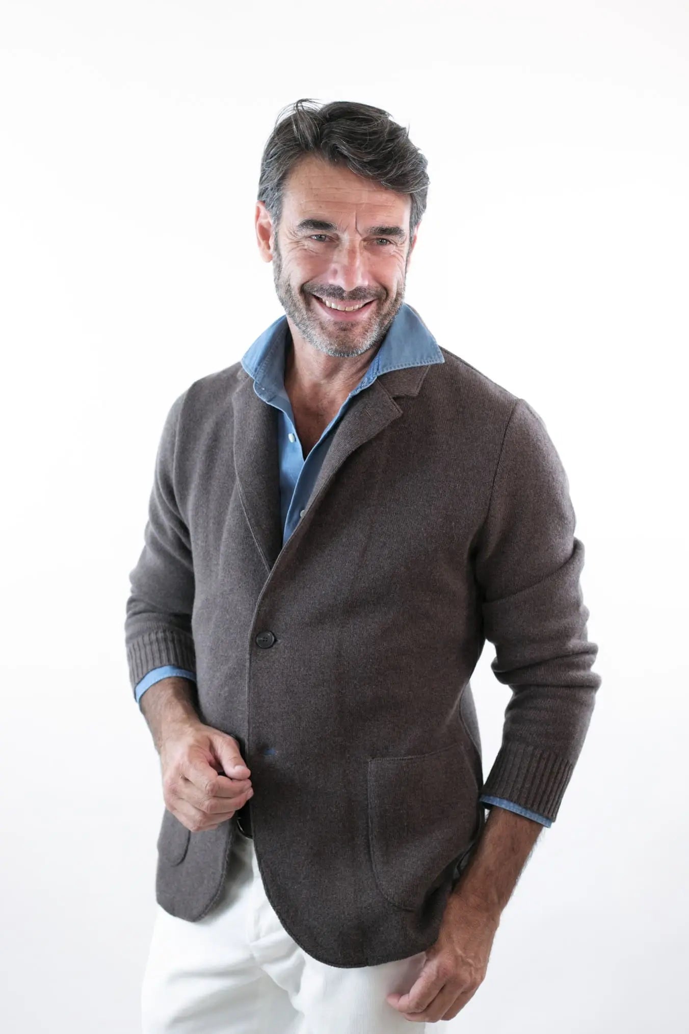 Giacca Maglia in Cashmere Marmotta - Guarino Store