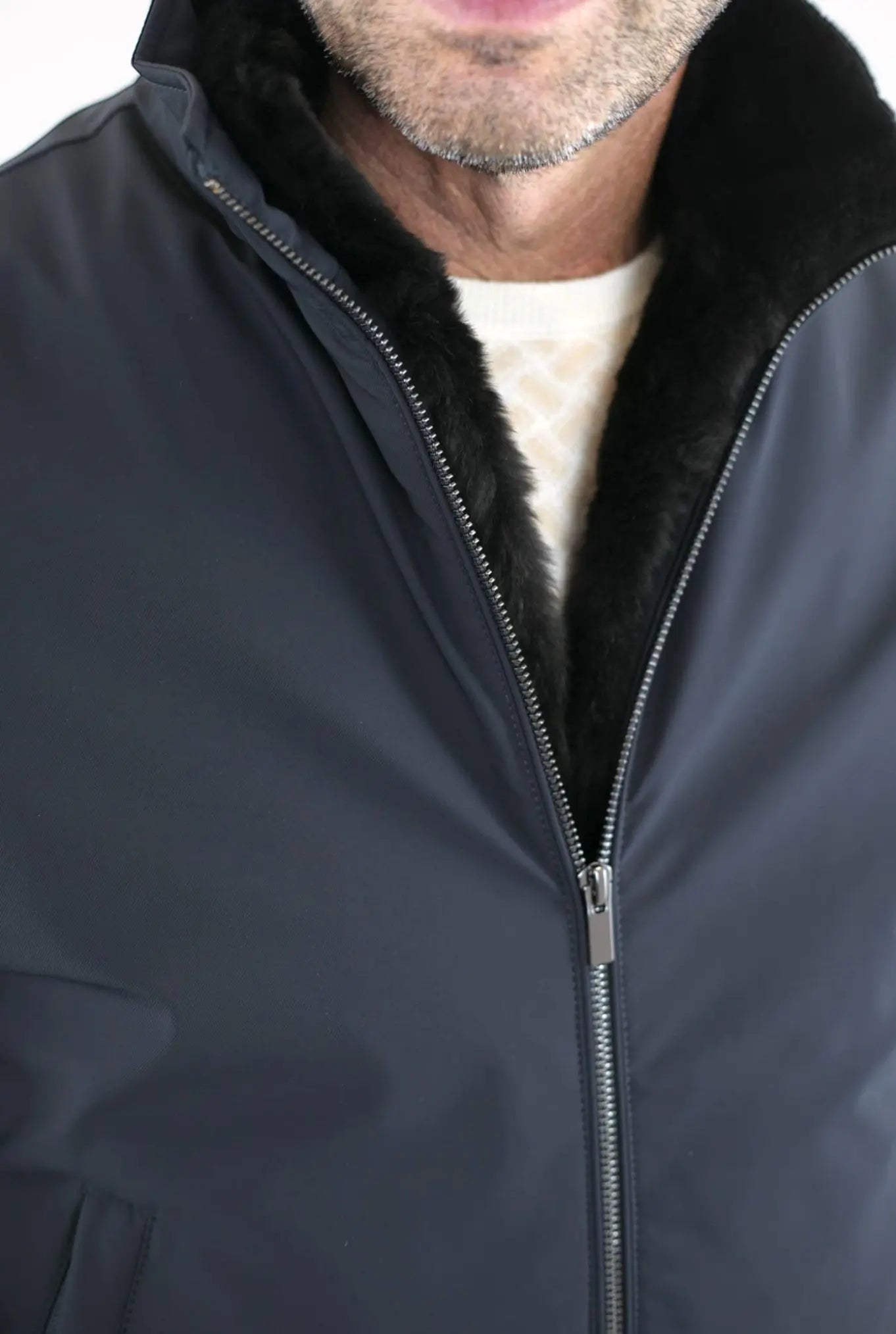 Giubbino Impermeabile Blu Corpetto Castorino - Guarino Store