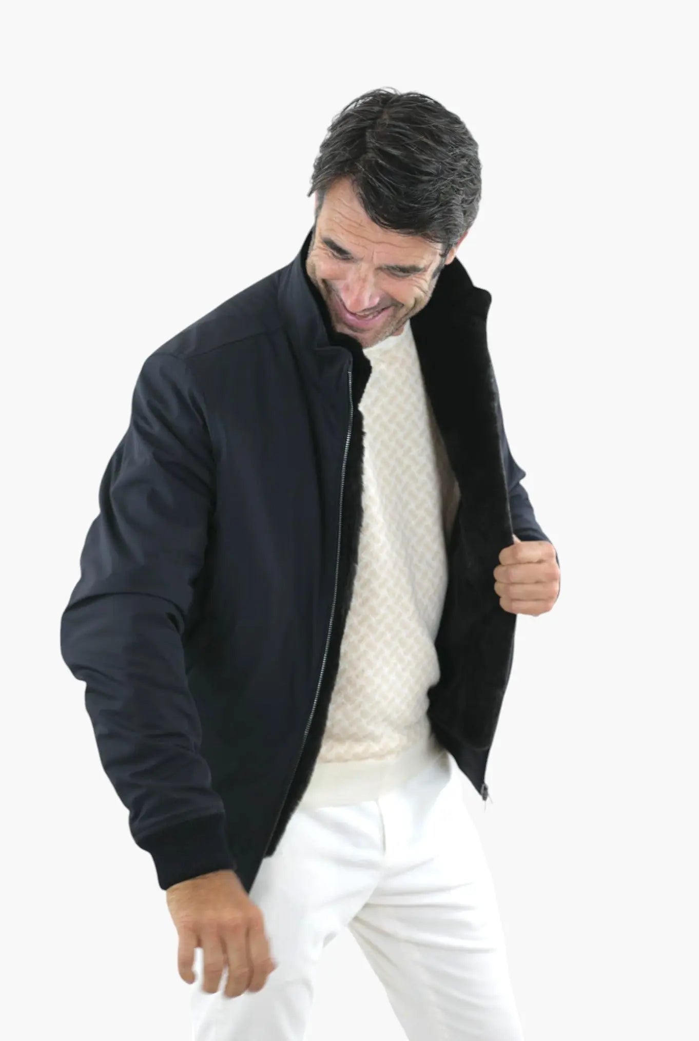 Giubbino Impermeabile Blu Corpetto Castorino - Guarino Store