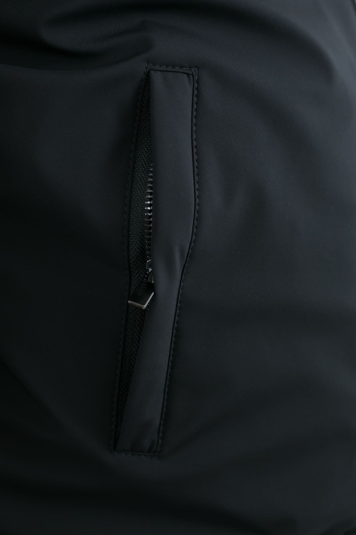 Giubbino Impermeabile Nero Corpetto Castorino - Guarino Store