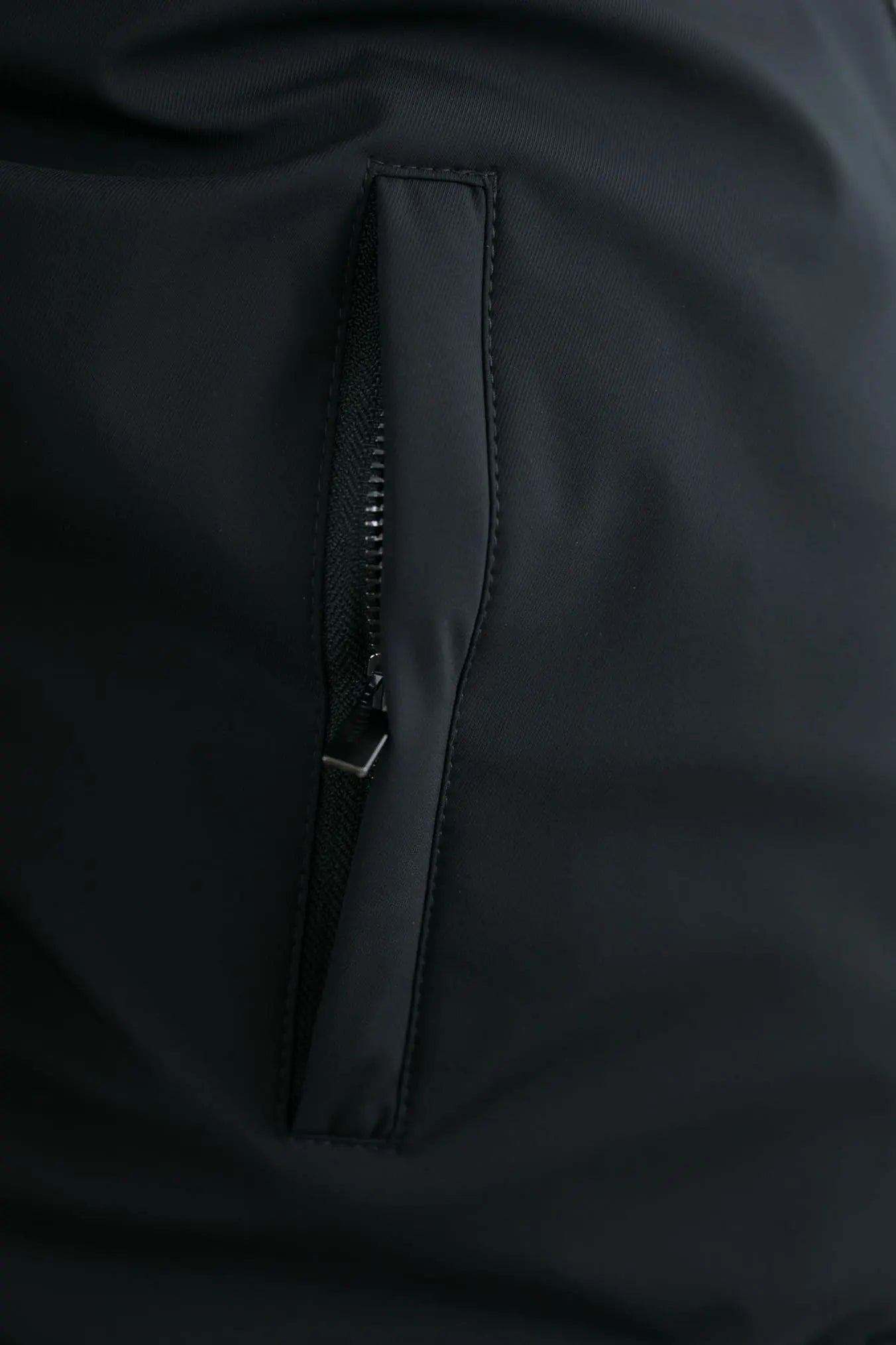 Giubbino Impermeabile Nero Corpetto Castorino - Guarino Store