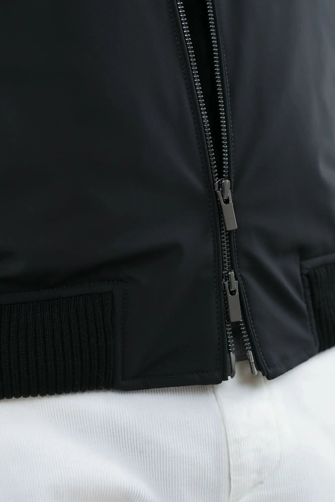 Giubbino Impermeabile Nero Corpetto Castorino - Guarino Store