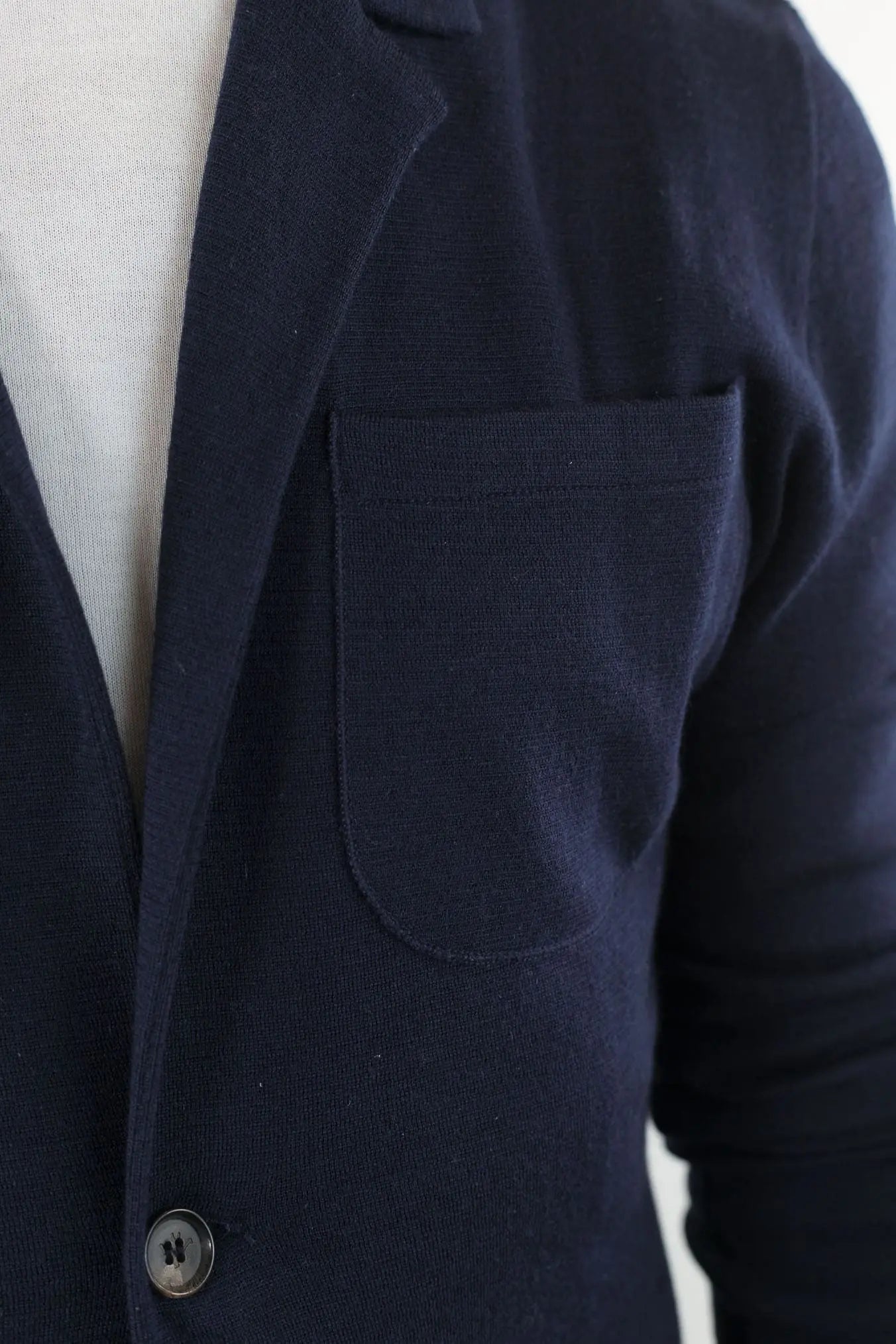 Giacca Maglia Jersey Lana Seta Cashmere - Guarino Store