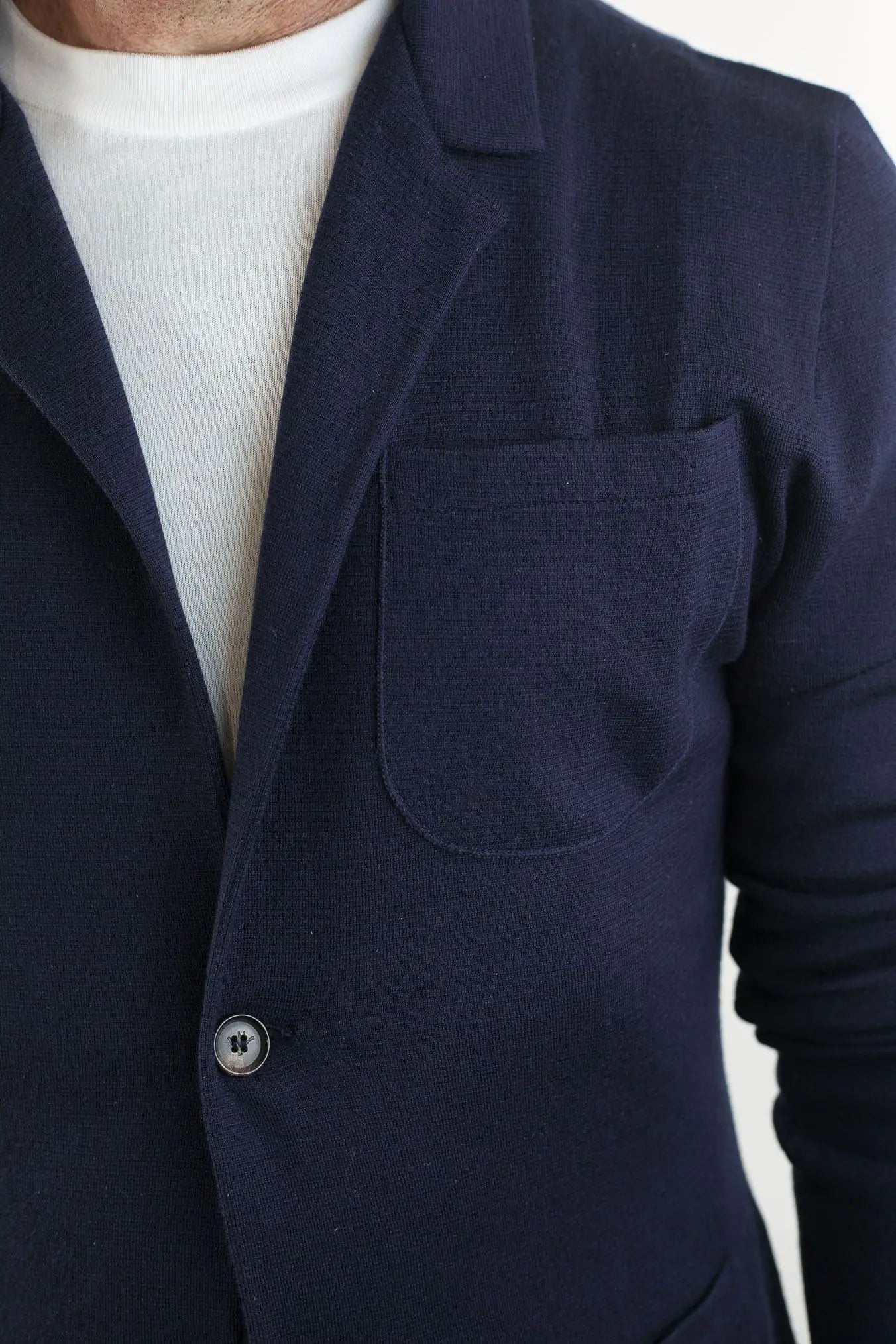 Giacca Maglia Jersey Lana Seta Cashmere - Guarino Store