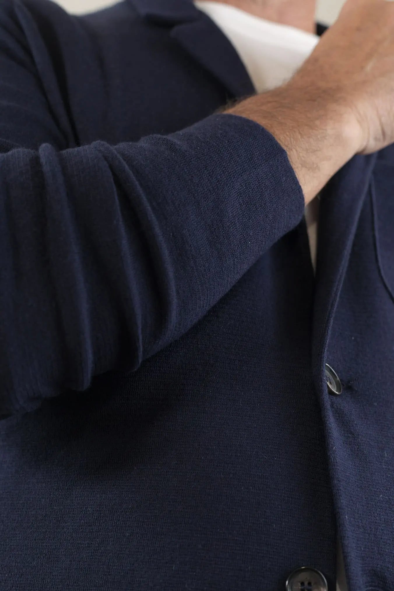 Giacca Maglia Jersey Lana Seta Cashmere - Guarino Store