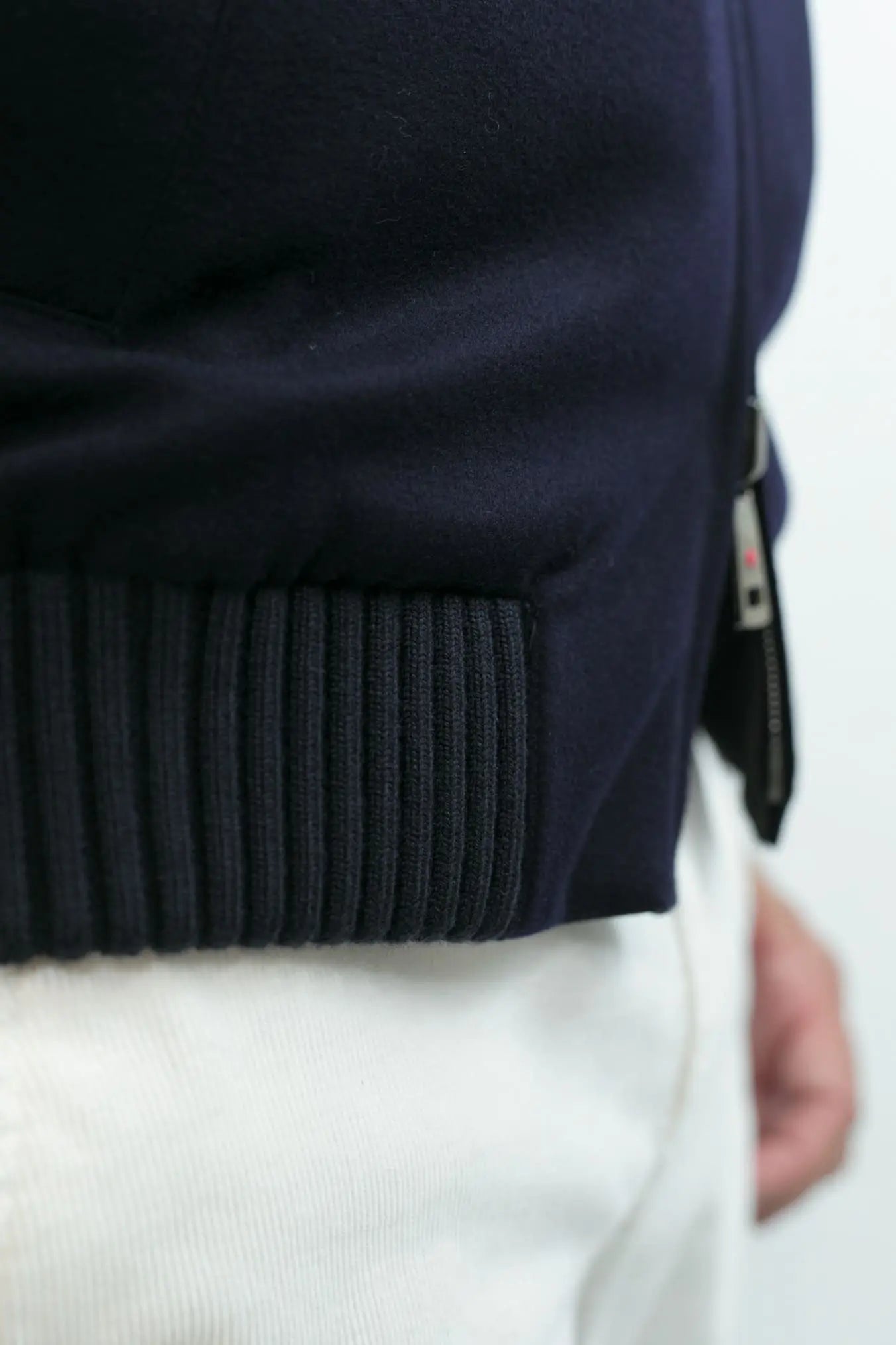 KIRED Giubbino Reversibile Blu e Testa di Moro