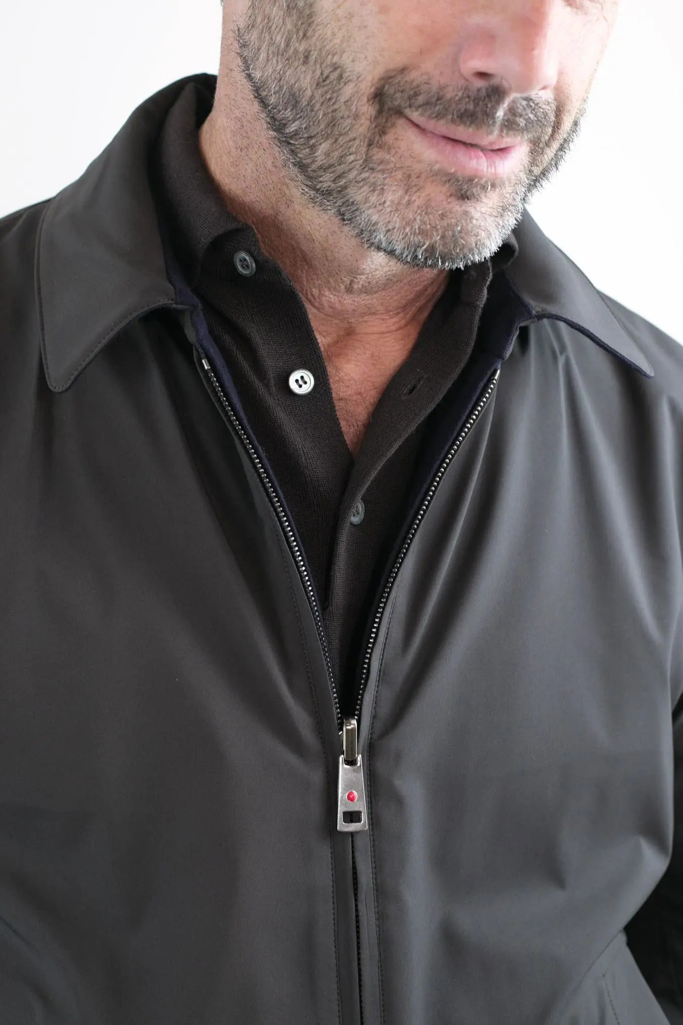 KIRED Giubbino Reversibile Blu e Testa di Moro