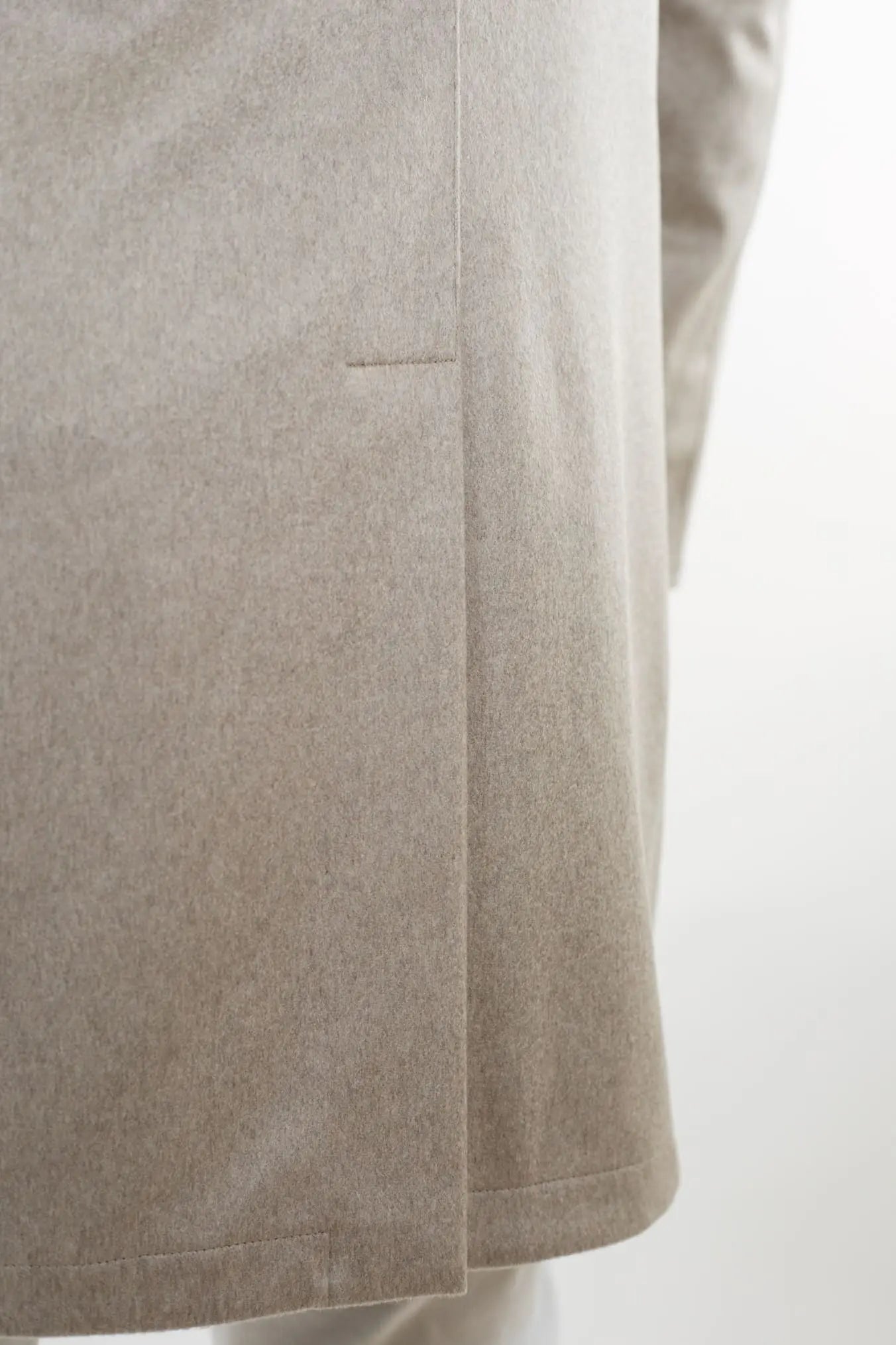 Cappotto Reversibile Cashmere e Nylon Beige/Testa di Moro - Guarino Store