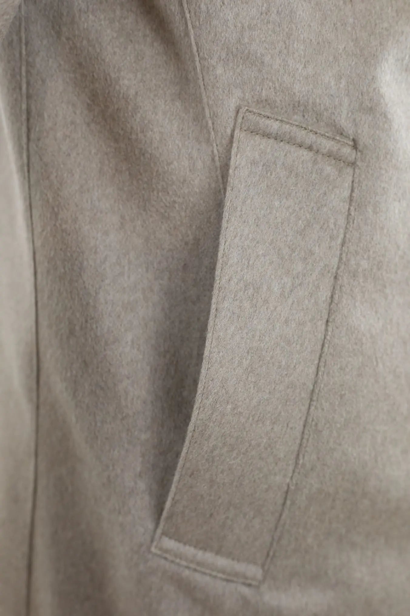 Cappotto Reversibile Cashmere e Nylon Beige/Testa di Moro - Guarino Store
