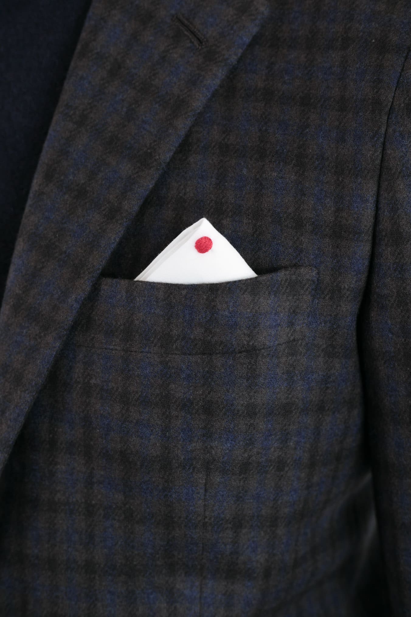 Giacca Check Testa di Moro e Blu - Guarino Store