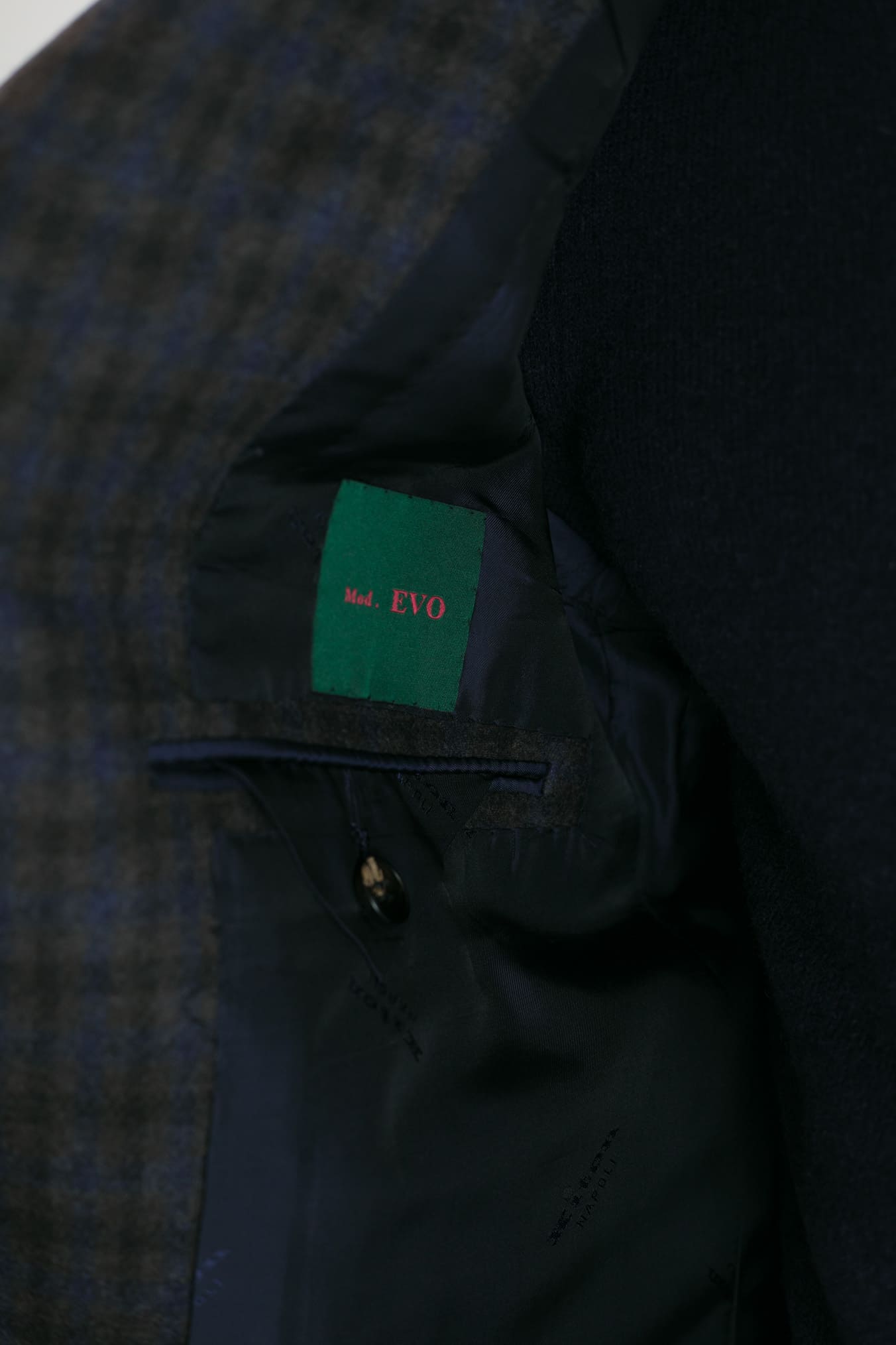 Giacca Check Testa di Moro e Blu - Guarino Store