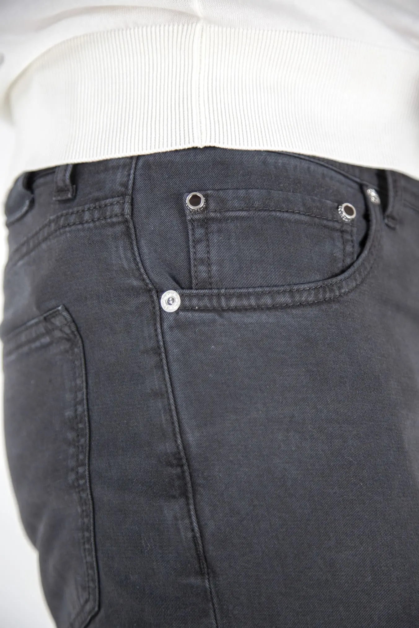 Pantaloni 5 Tasche Nero - Guarino Store