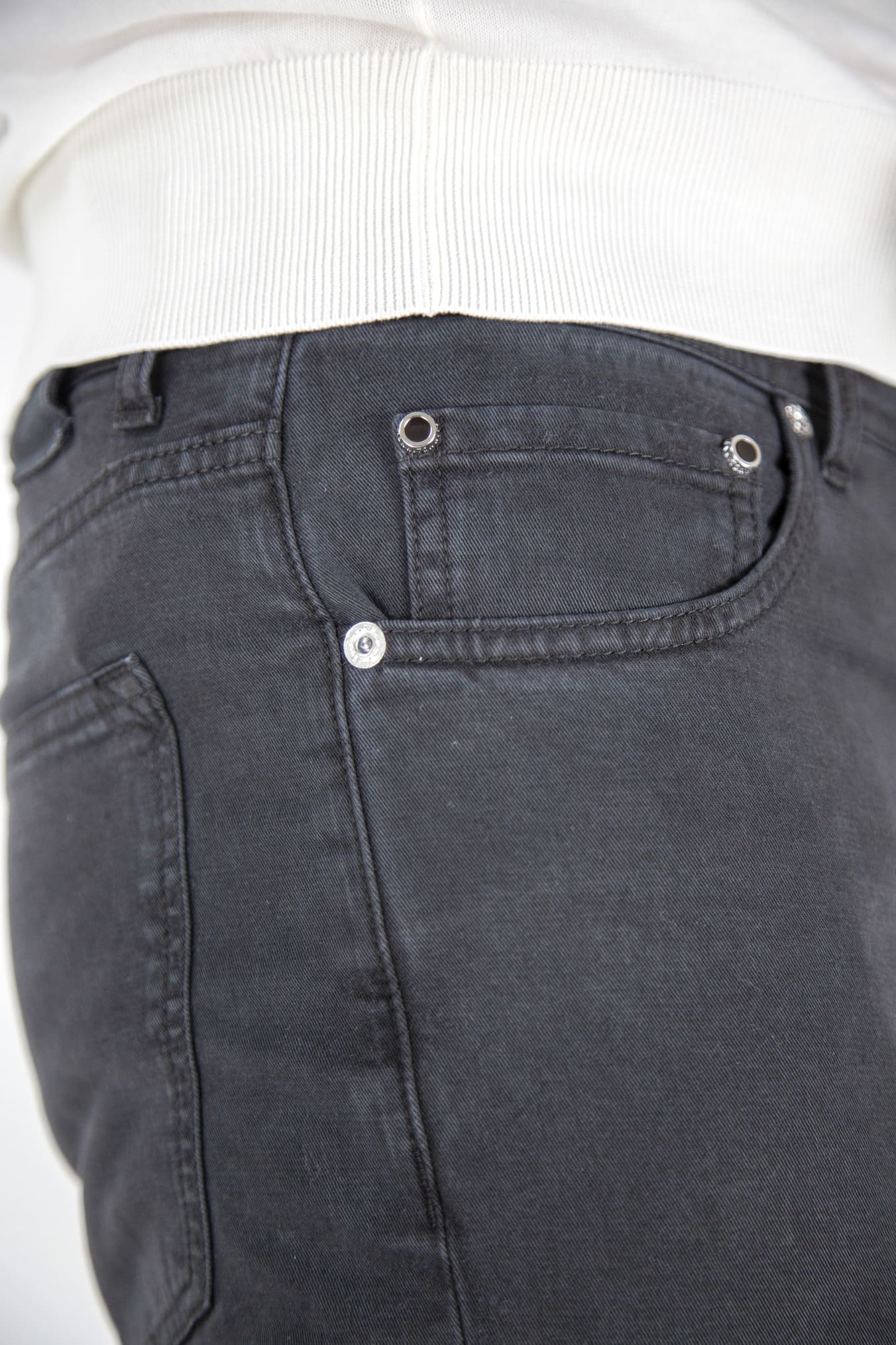 Pantaloni 5 Tasche Nero - Guarino Store