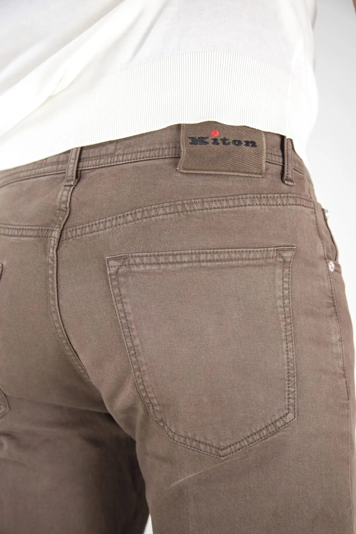 Pantaloni 5 Tasche Castagna - Guarino Store