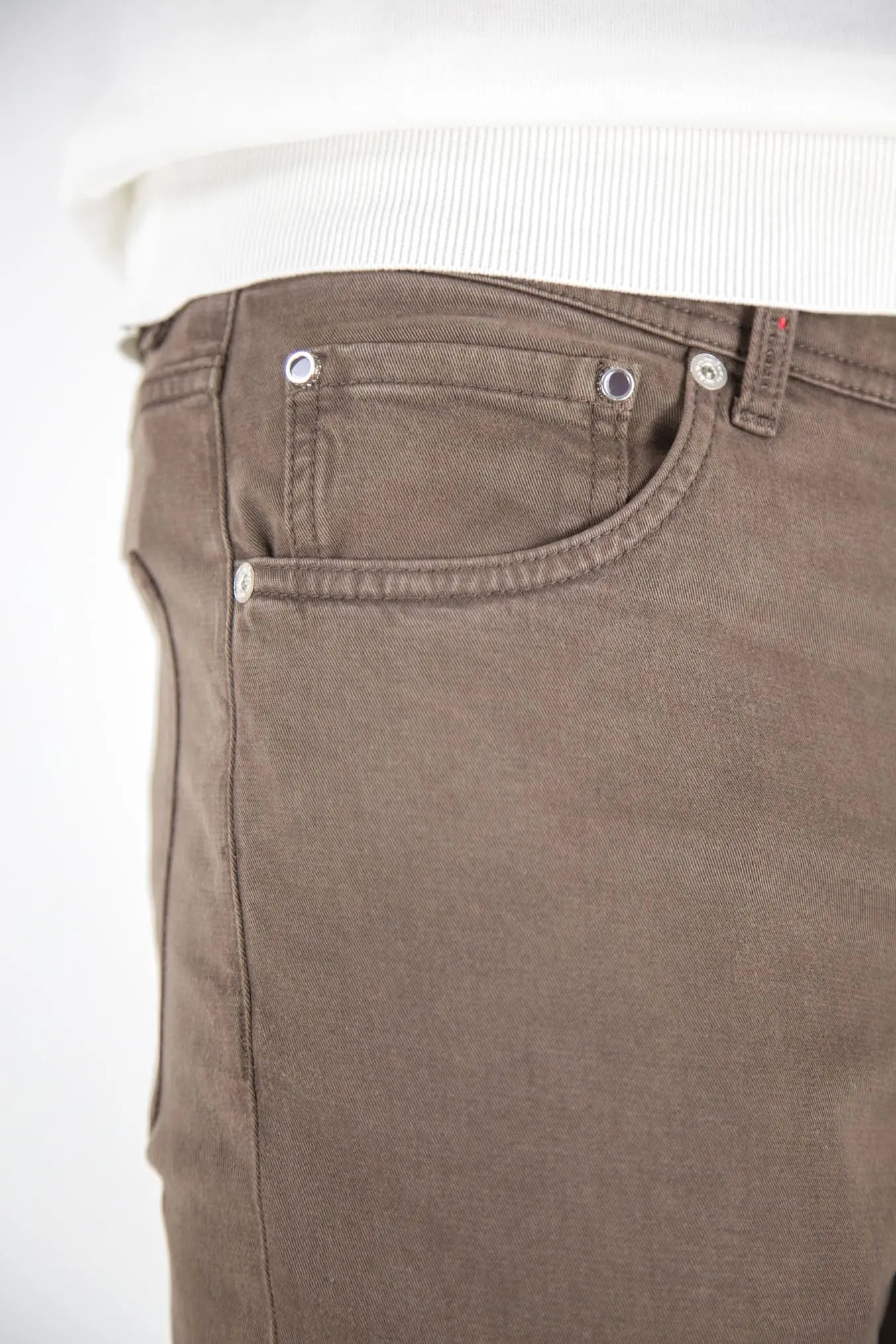 Pantaloni 5 Tasche Castagna - Guarino Store