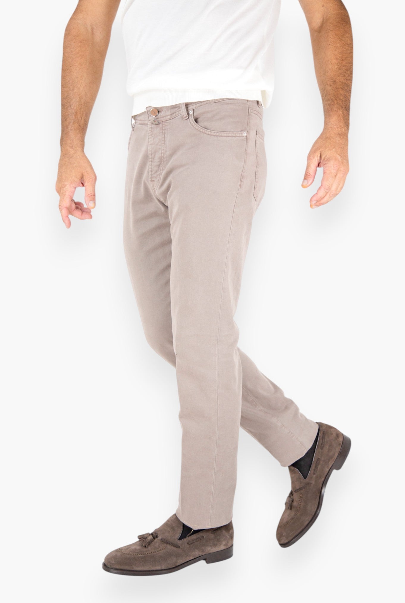 Pantaloni 5 Tasche Cammello - Guarino Store