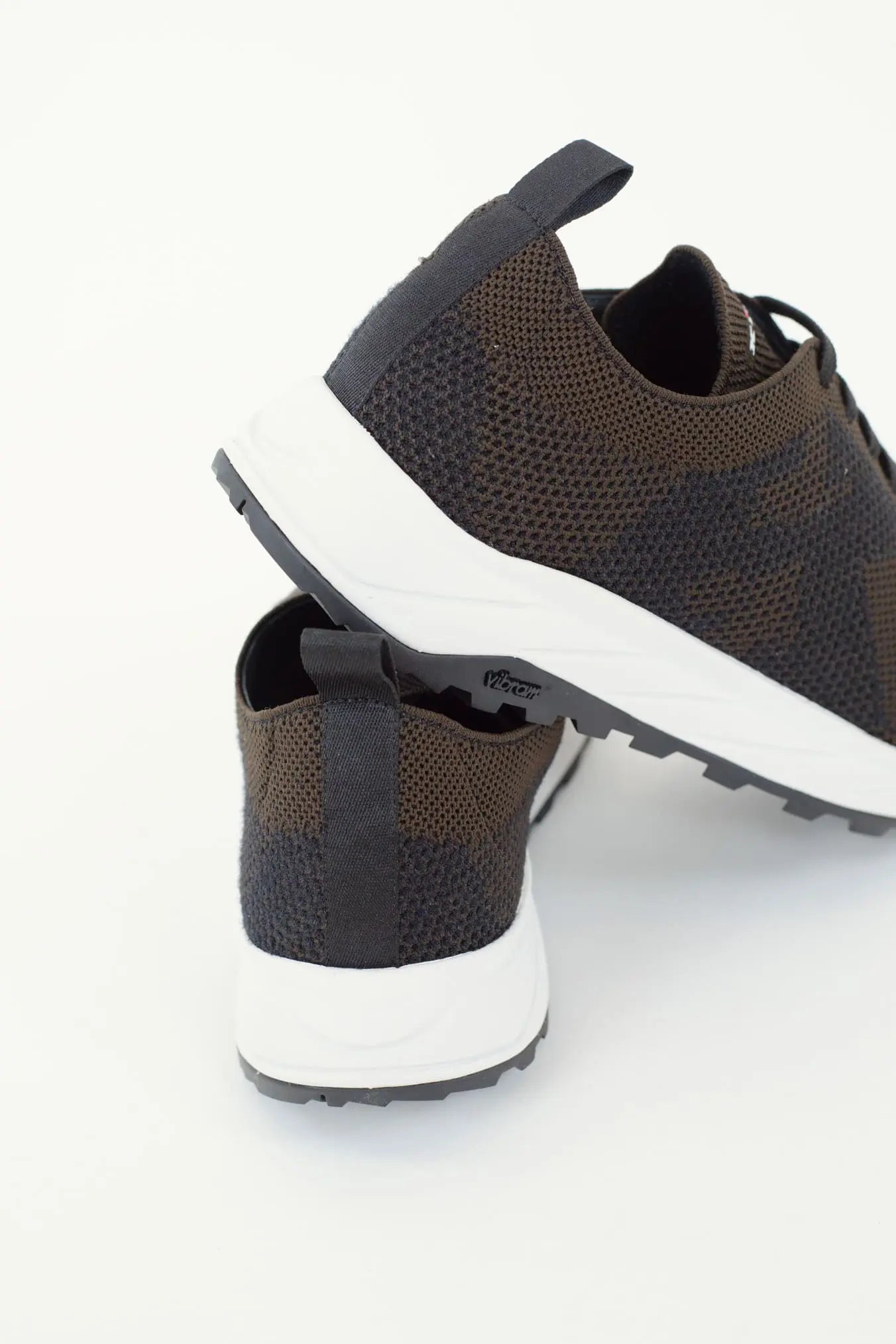 Sneakers Lana e Tessuto Tecnico Testa di Moro - Guarino Store