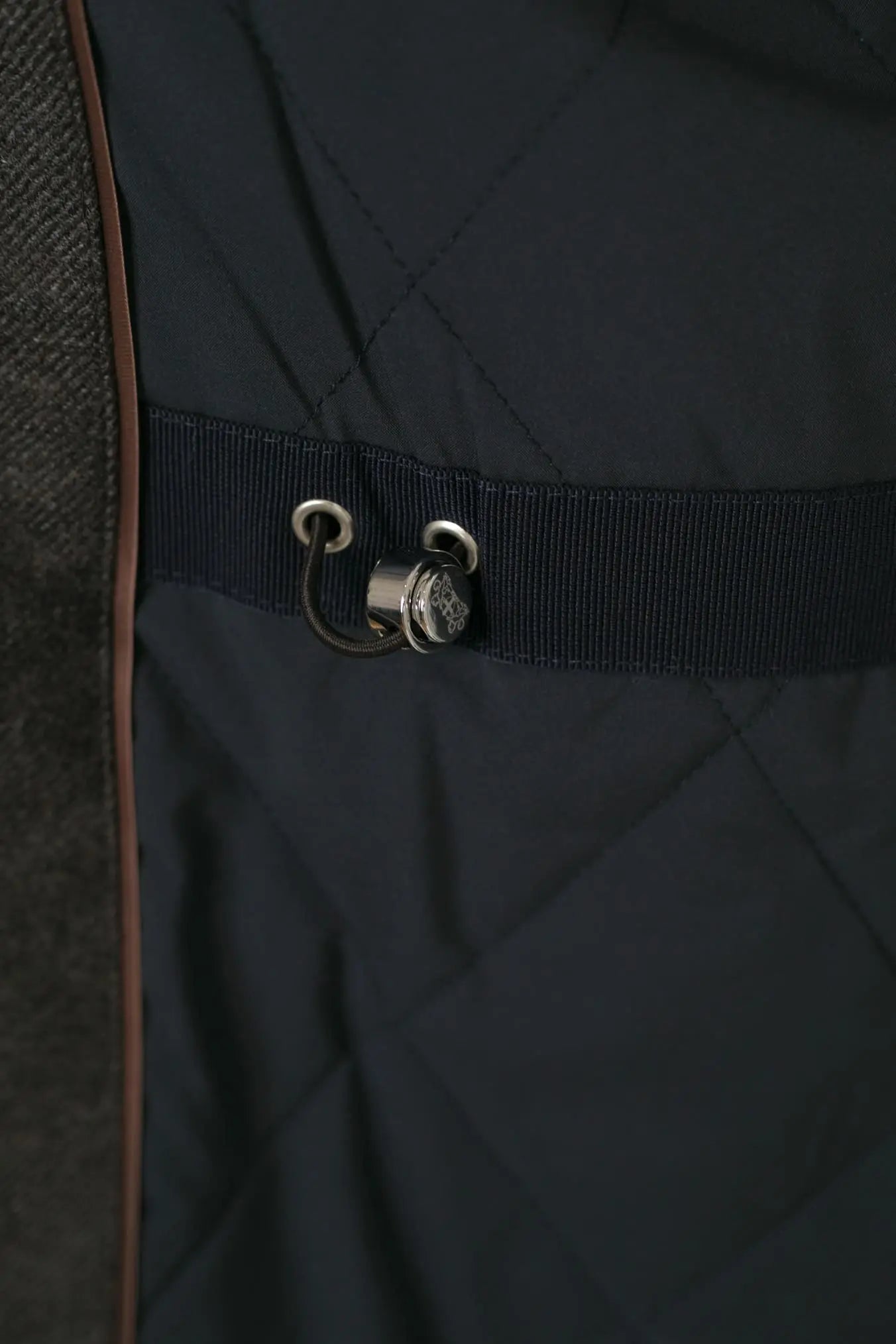 Field Jacket Lana Cashmere Tessuto Loro Piana Collo Visone Marrone - Guarino Store