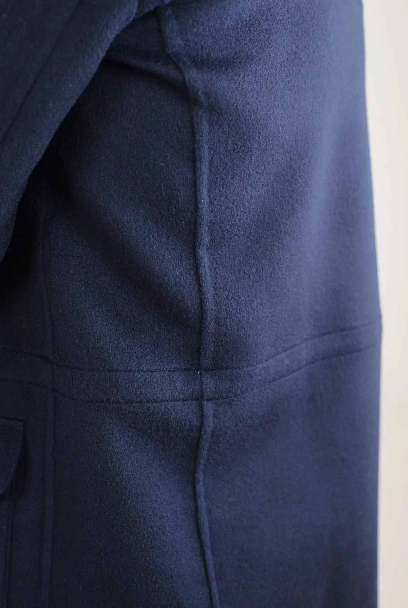Field Jacket Tessuto Loro Piana Green Storm System Lana e Cashmere Double - Guarino Store