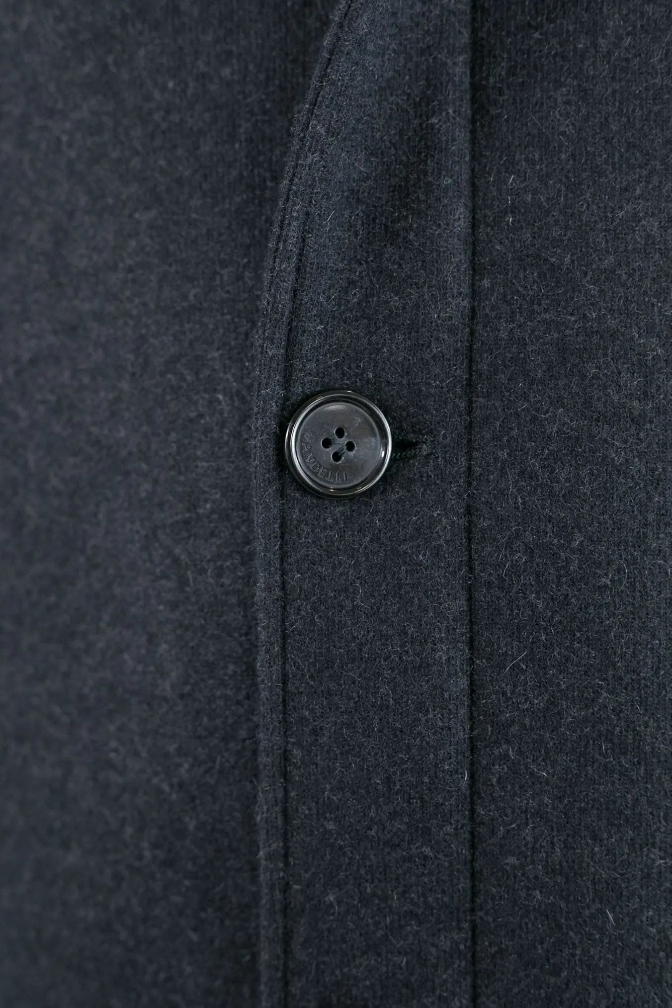 Cappotto in Jersey di Cashmere Cappuccio Removibile Blu - Guarino Store