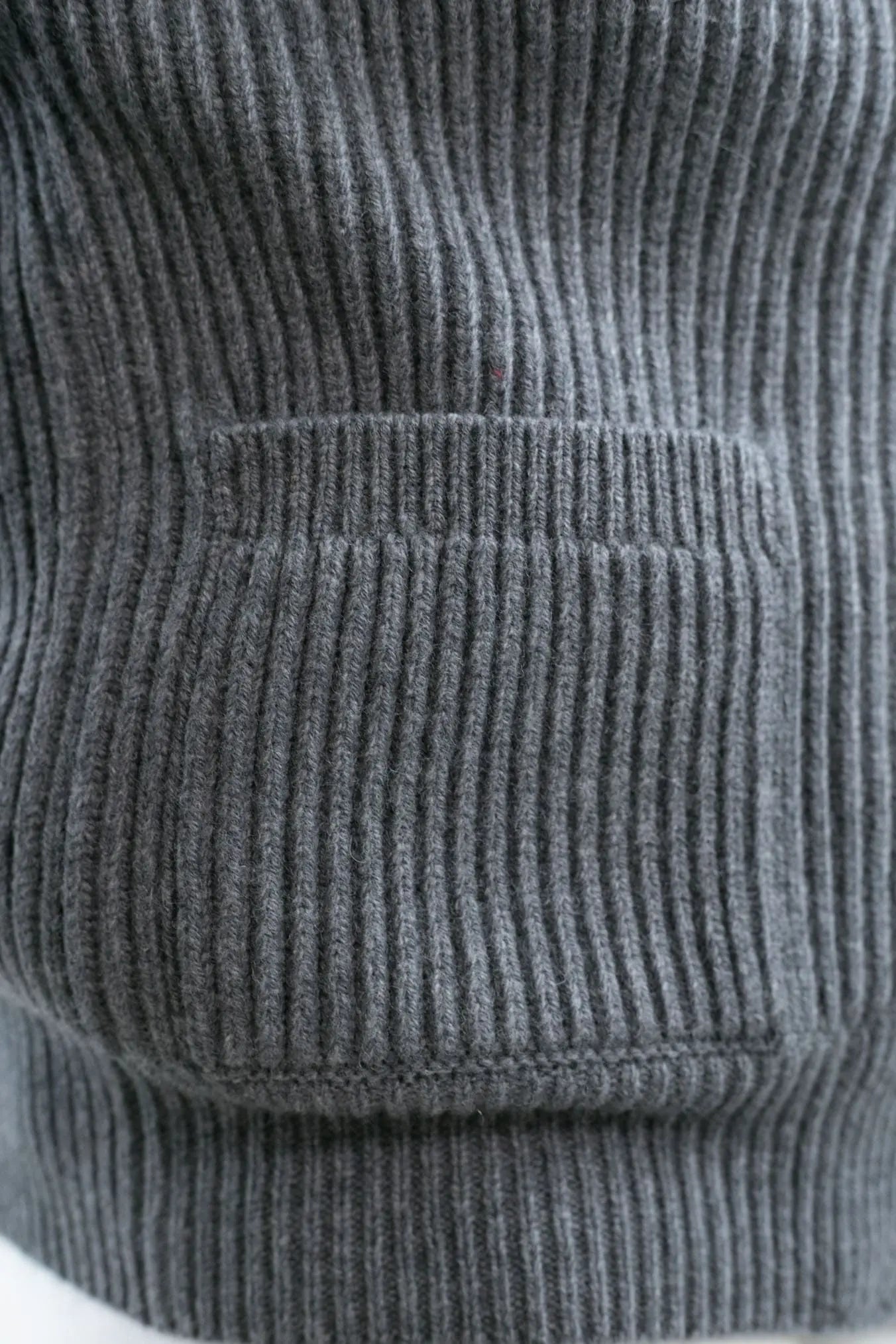 Cardigan Lana e Cashmere Grigio - Guarino Store