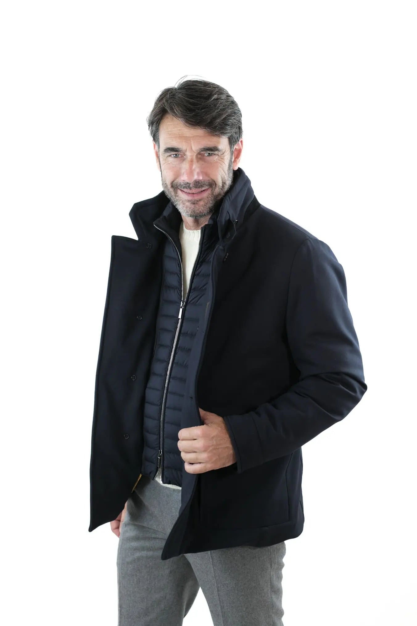 Giubbino Doppiopetto Blu Scuro - Guarino Store