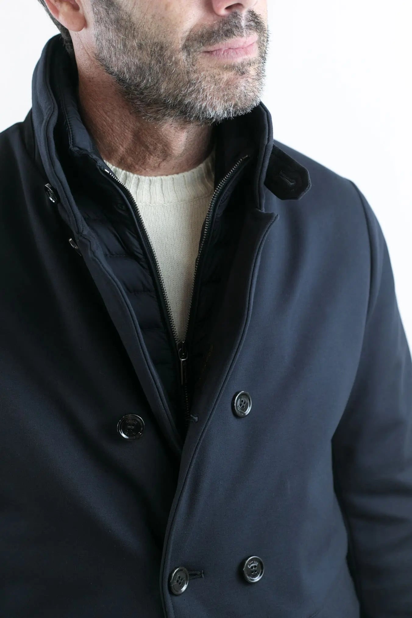 Giubbino Doppiopetto Blu Scuro - Guarino Store