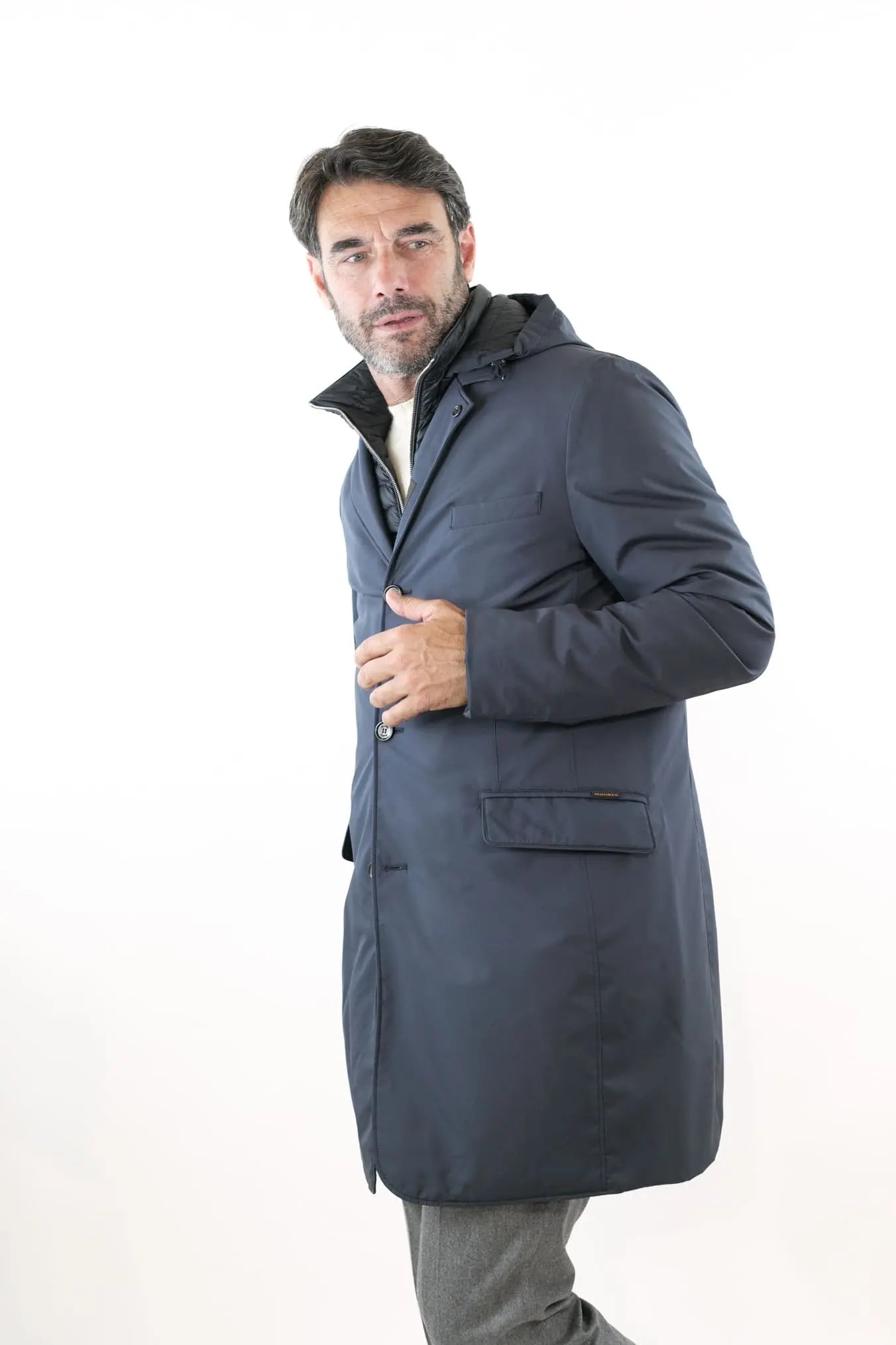 Cappotto Impermeabile mod. Redon Blu Navy - Guarino Store