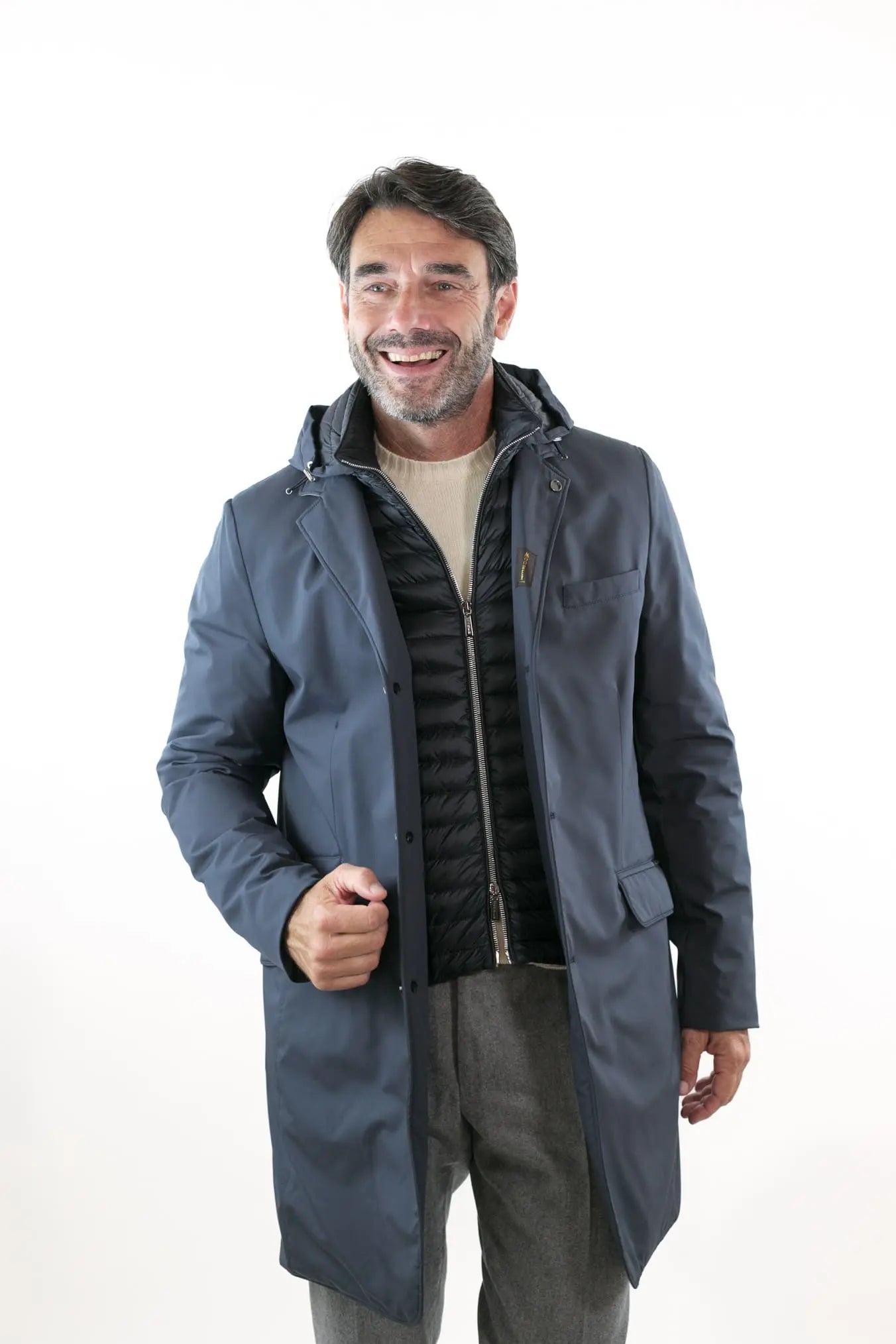 Cappotto Impermeabile mod. Redon Blu Navy - Guarino Store