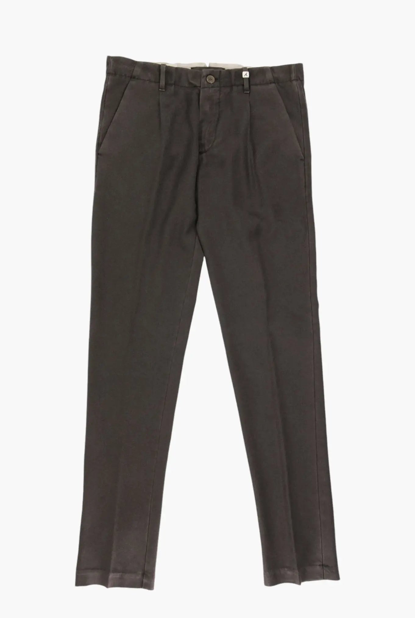 Pantaloni in Lana Lavata Testa di Moro - Guarino Store