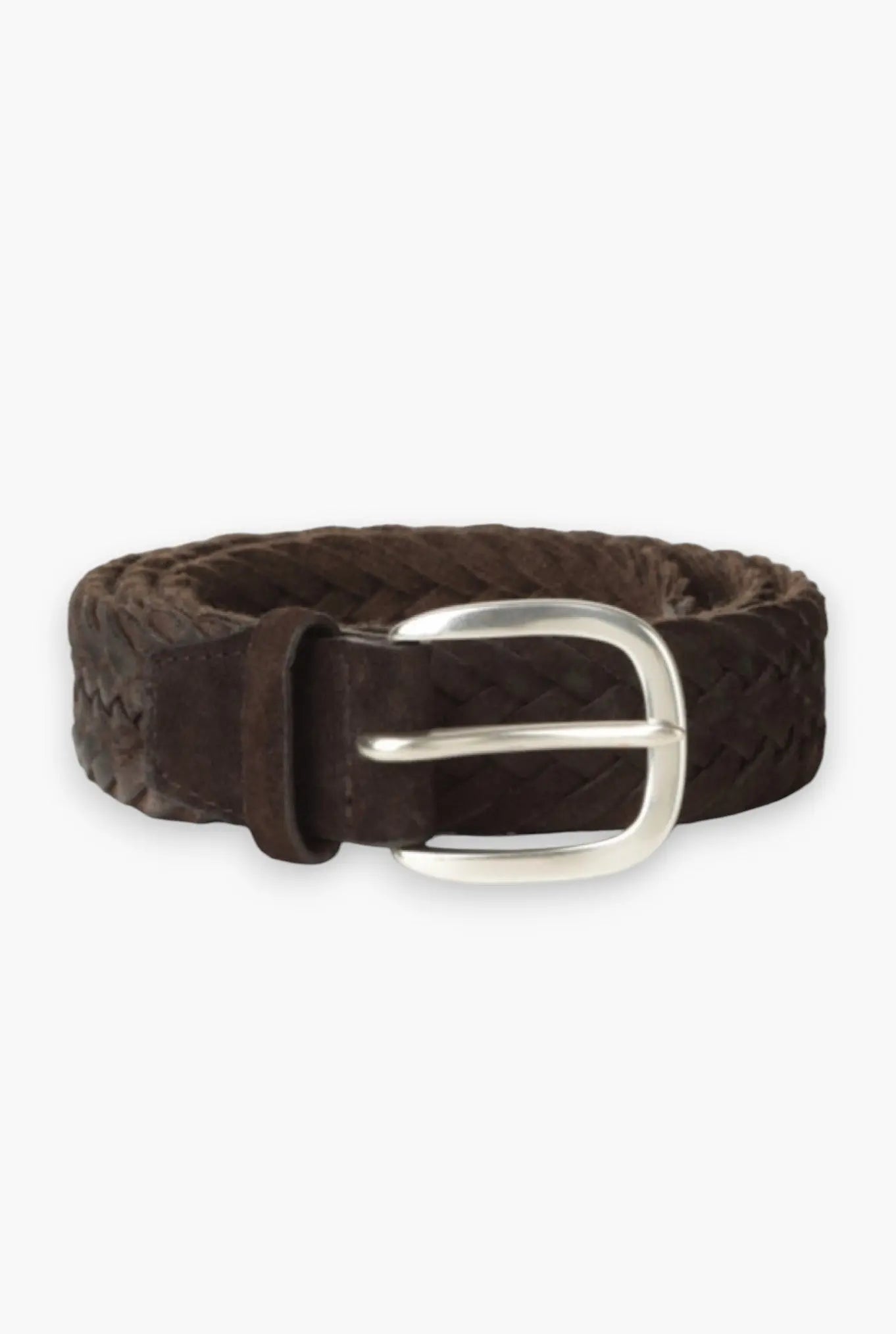 Cintura Intrecciata Suede Testa di Moro - Guarino Store