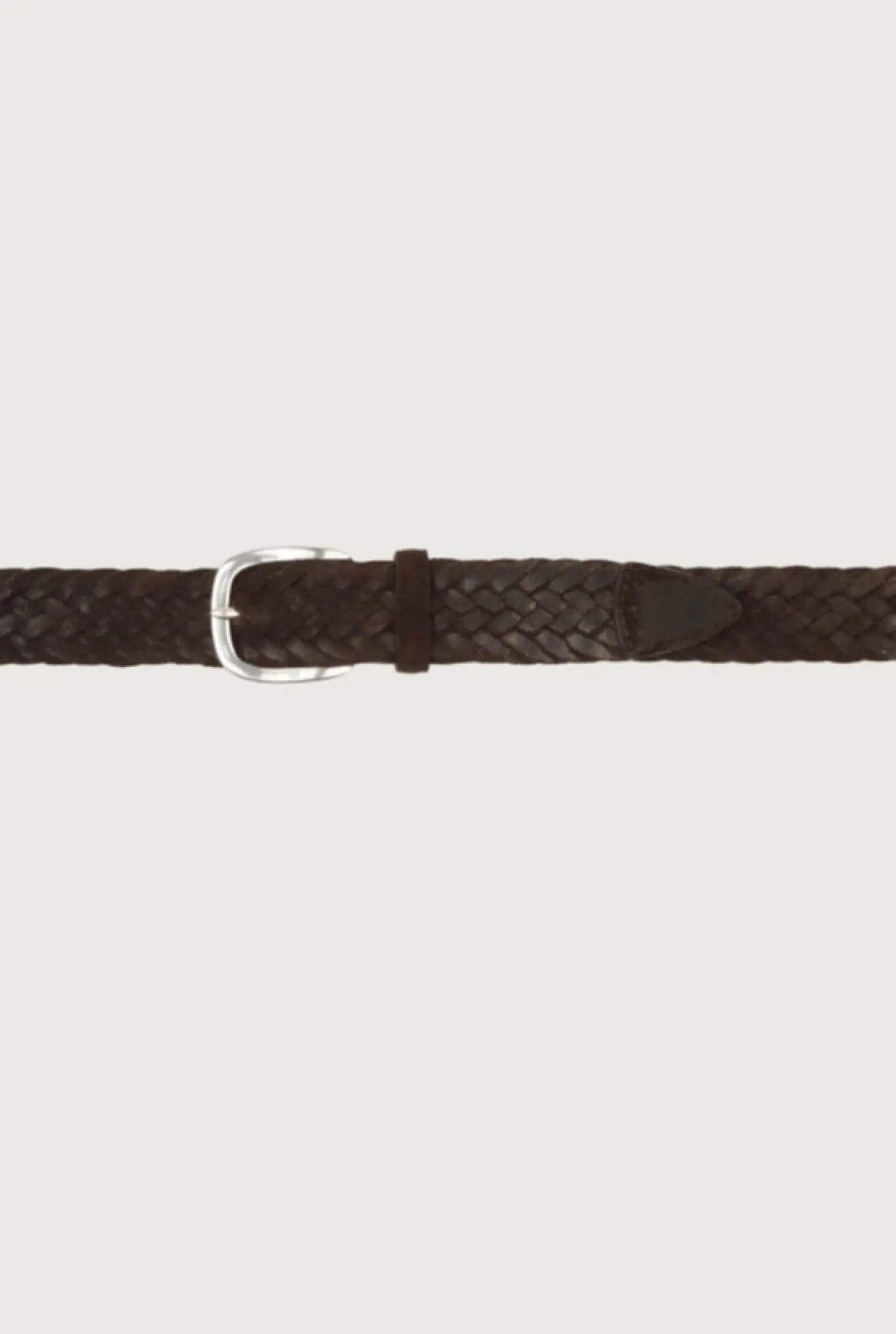 Cintura Intrecciata Suede Testa di Moro - Guarino Store