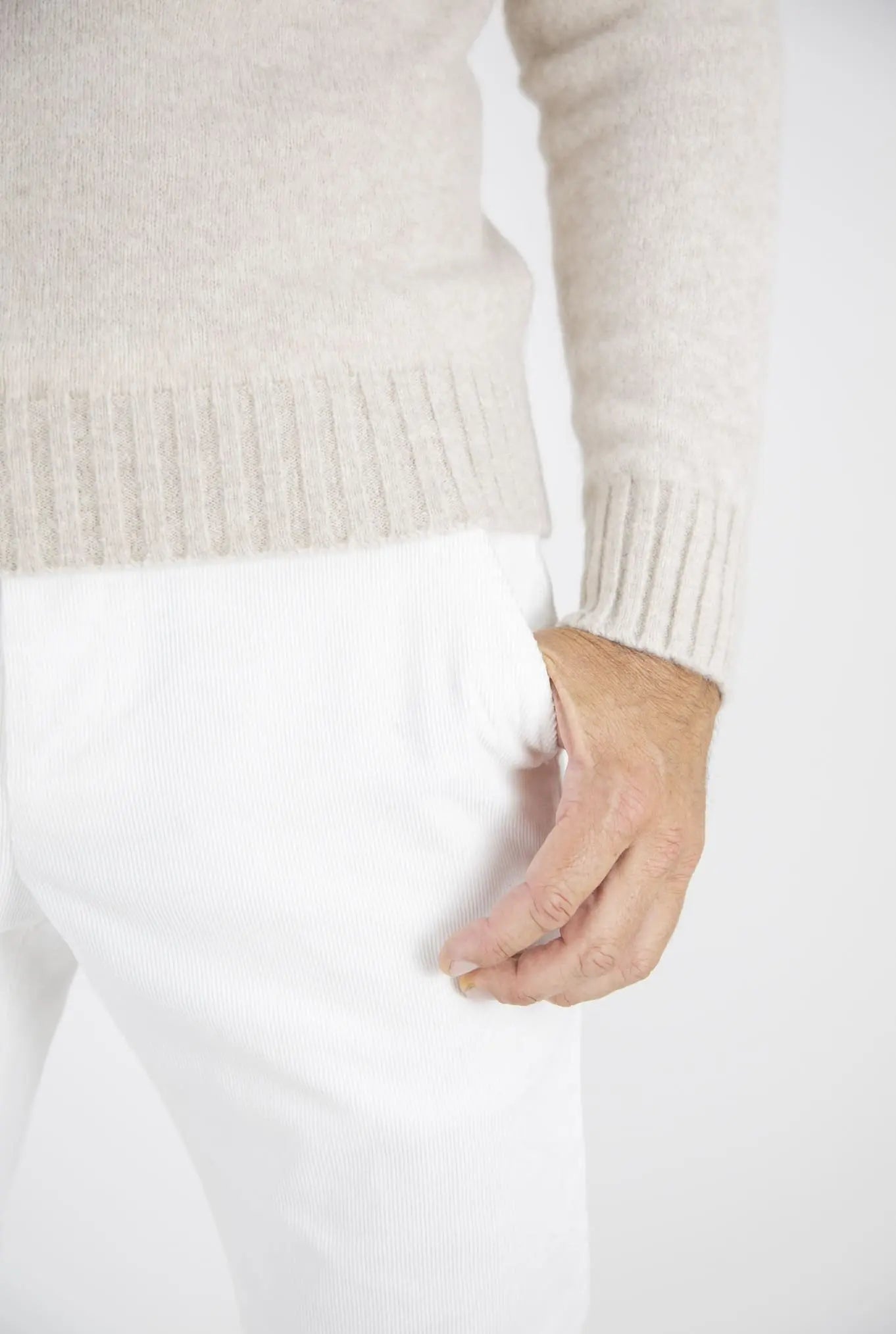 Girocollo Cashmere e Seta Burro - Guarino Store