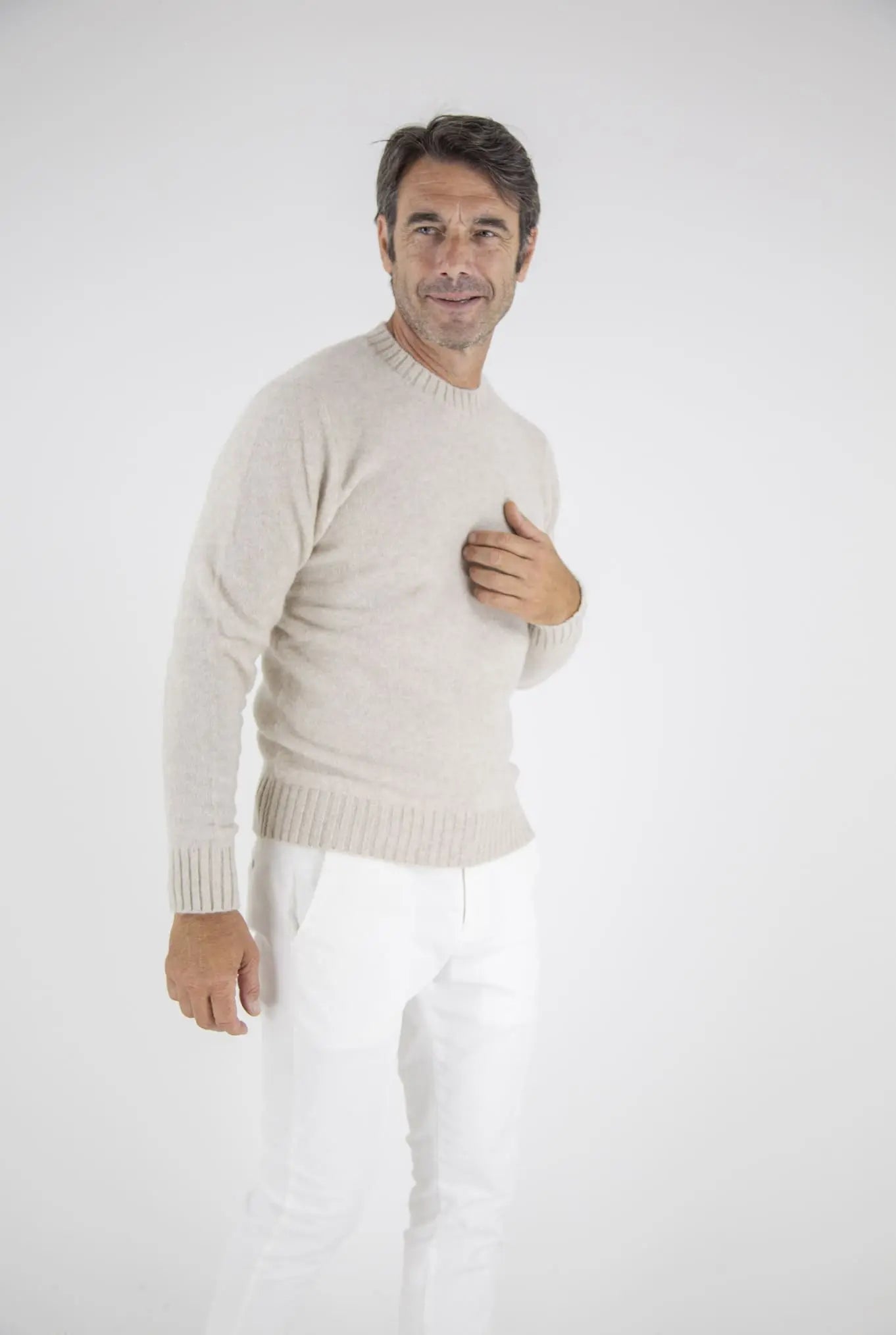 Girocollo Cashmere e Seta Burro - Guarino Store