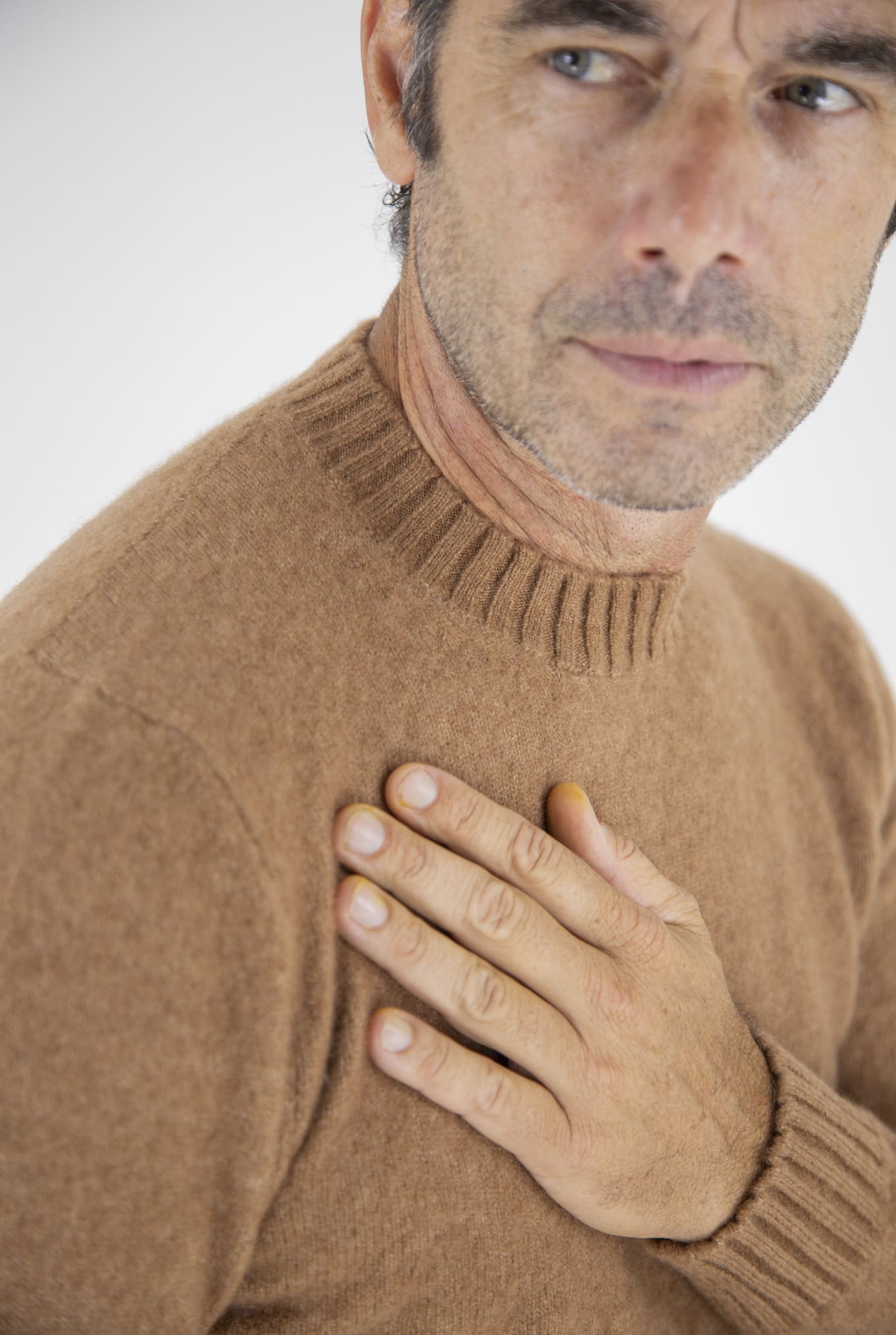 Girocollo Cashmere e Seta Cammello - Guarino Store