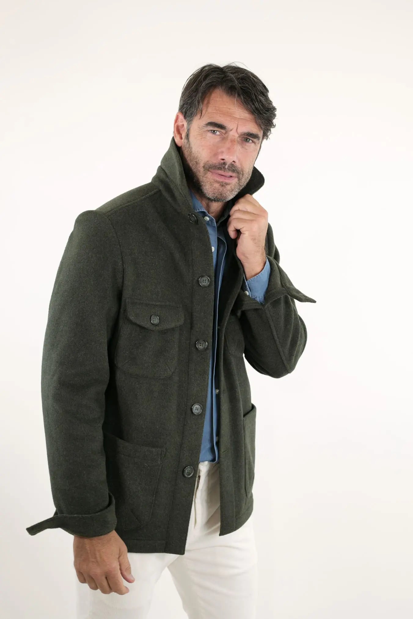 Overshirt Verde - Guarino Store