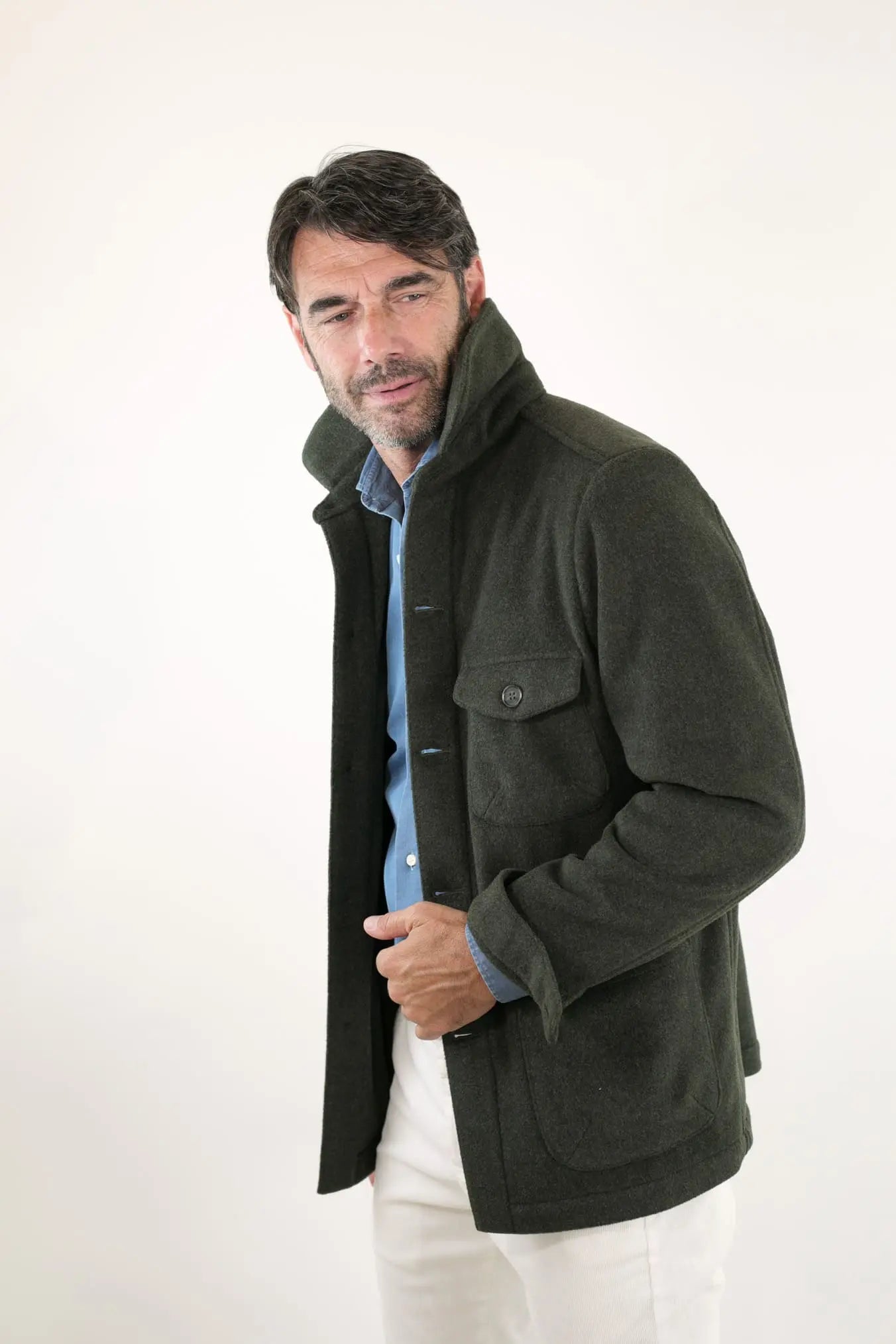 Overshirt Verde - Guarino Store