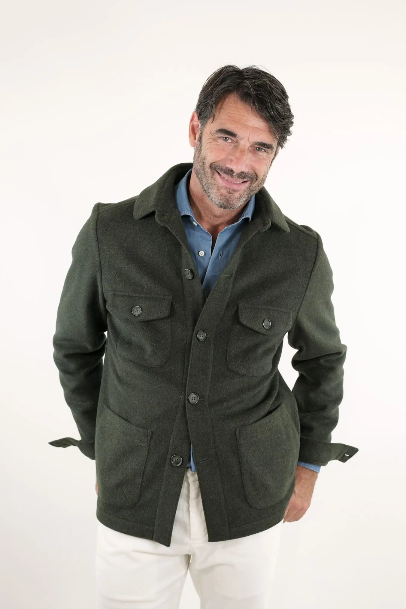 Overshirt Verde - Guarino Store